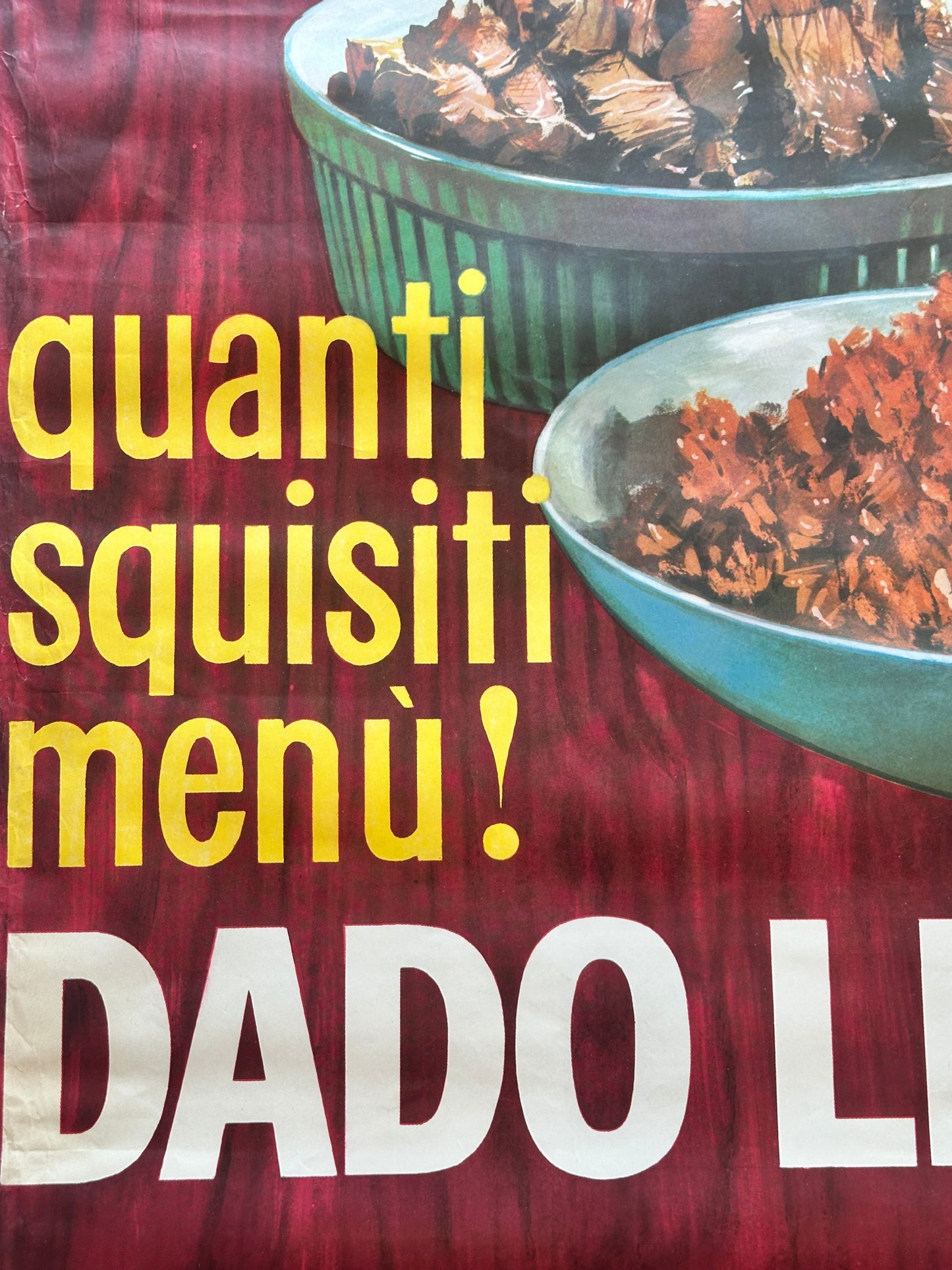 Manifesto pubblicitario originale - Dado Liebig