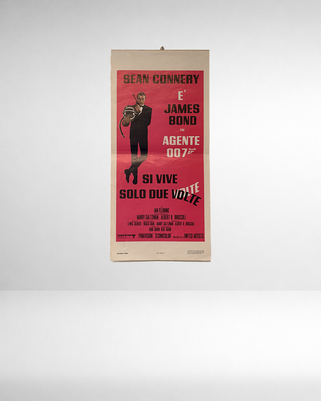 Locandina di cinema - 007 Si vive solo due volte - Sean Connery