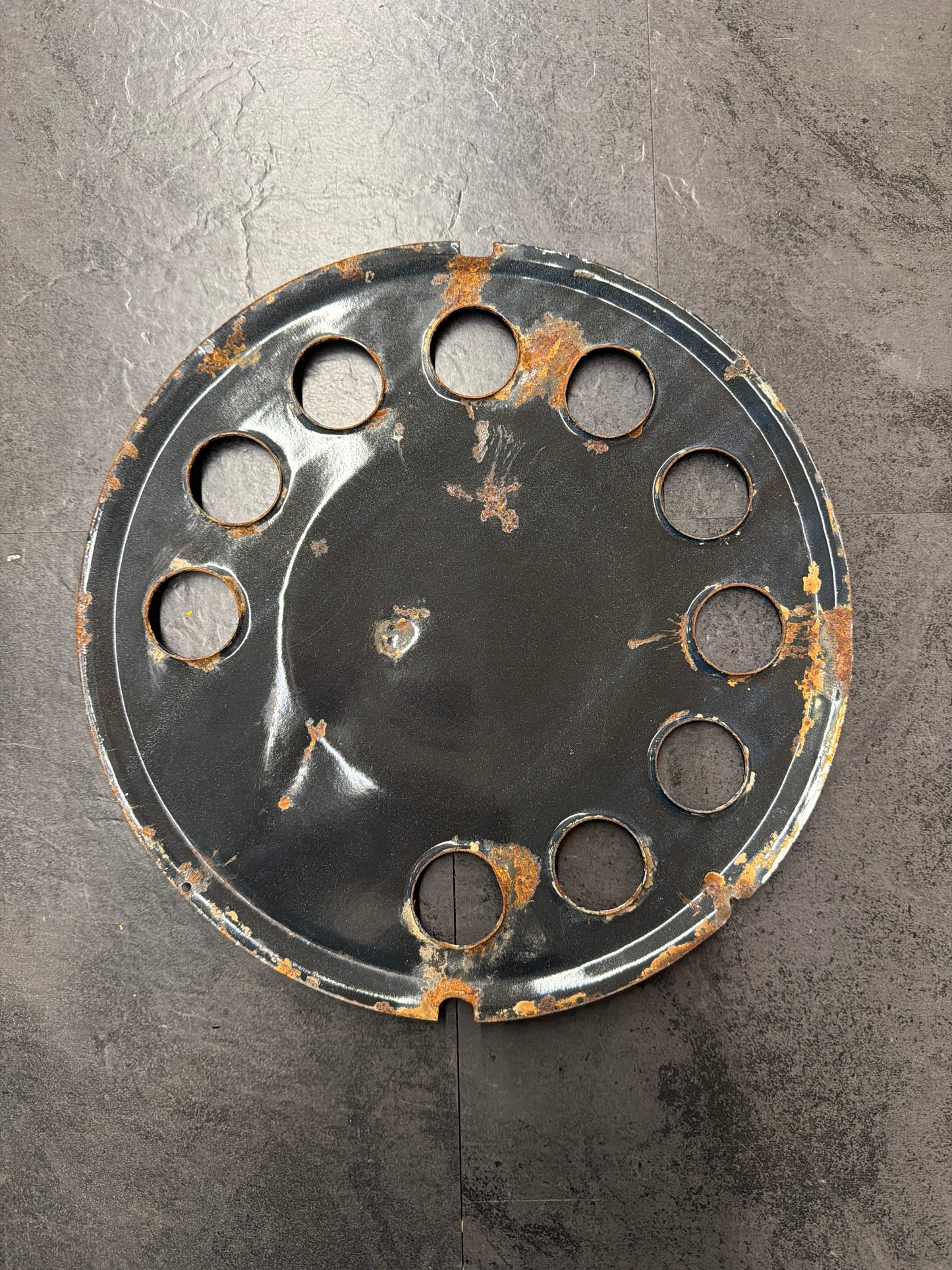 Insegna smaltata originale Telefonica