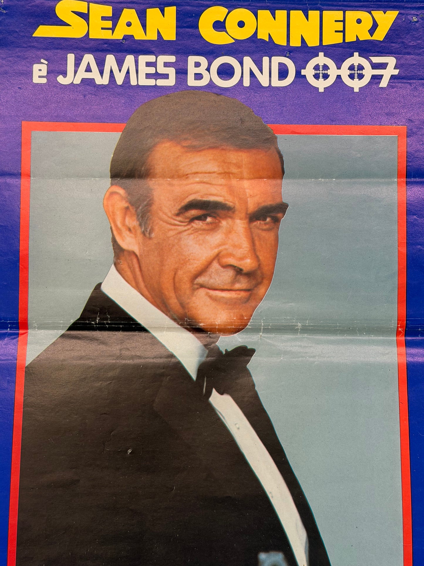 Locandina di cinema - 007 Mai dire Mai - Sean Connery