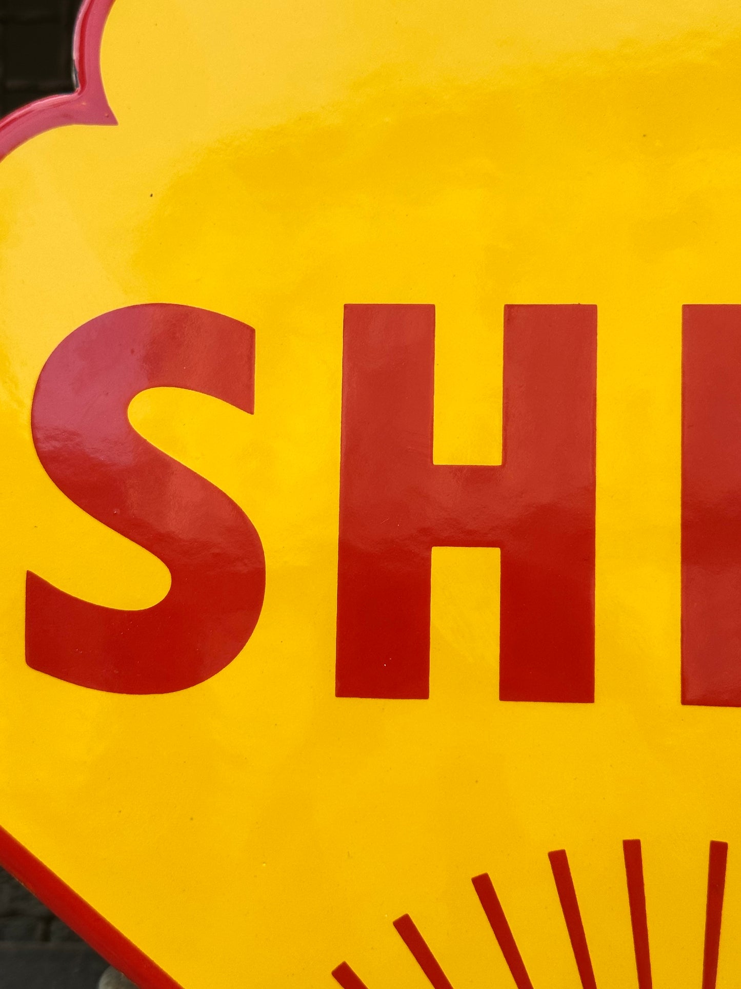 Insegna smaltata - Shell