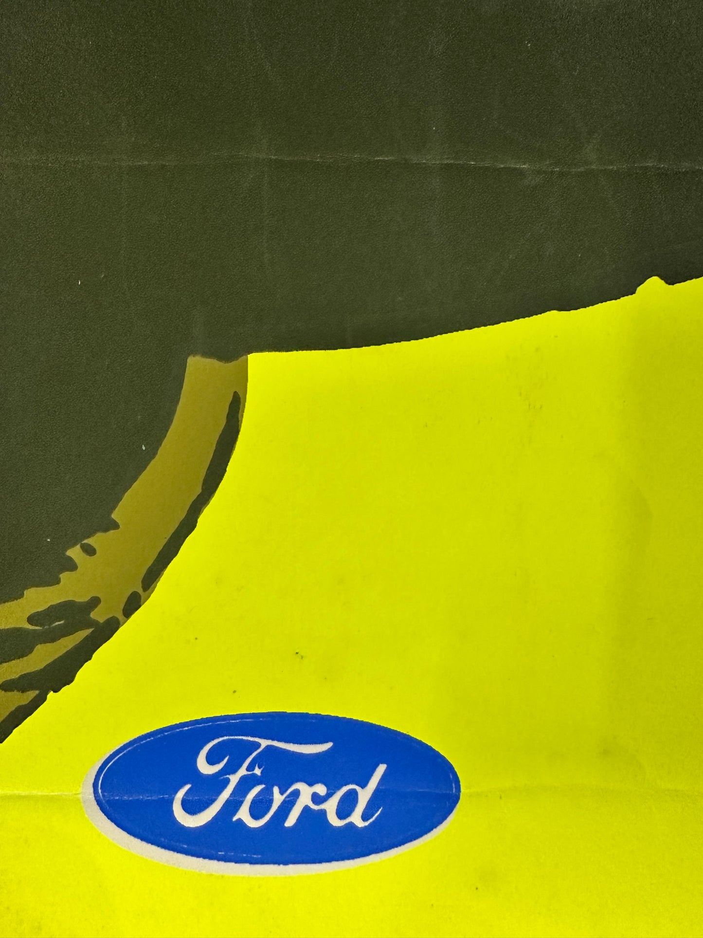 Manifesto pubblicitario originale - Ford Elefante