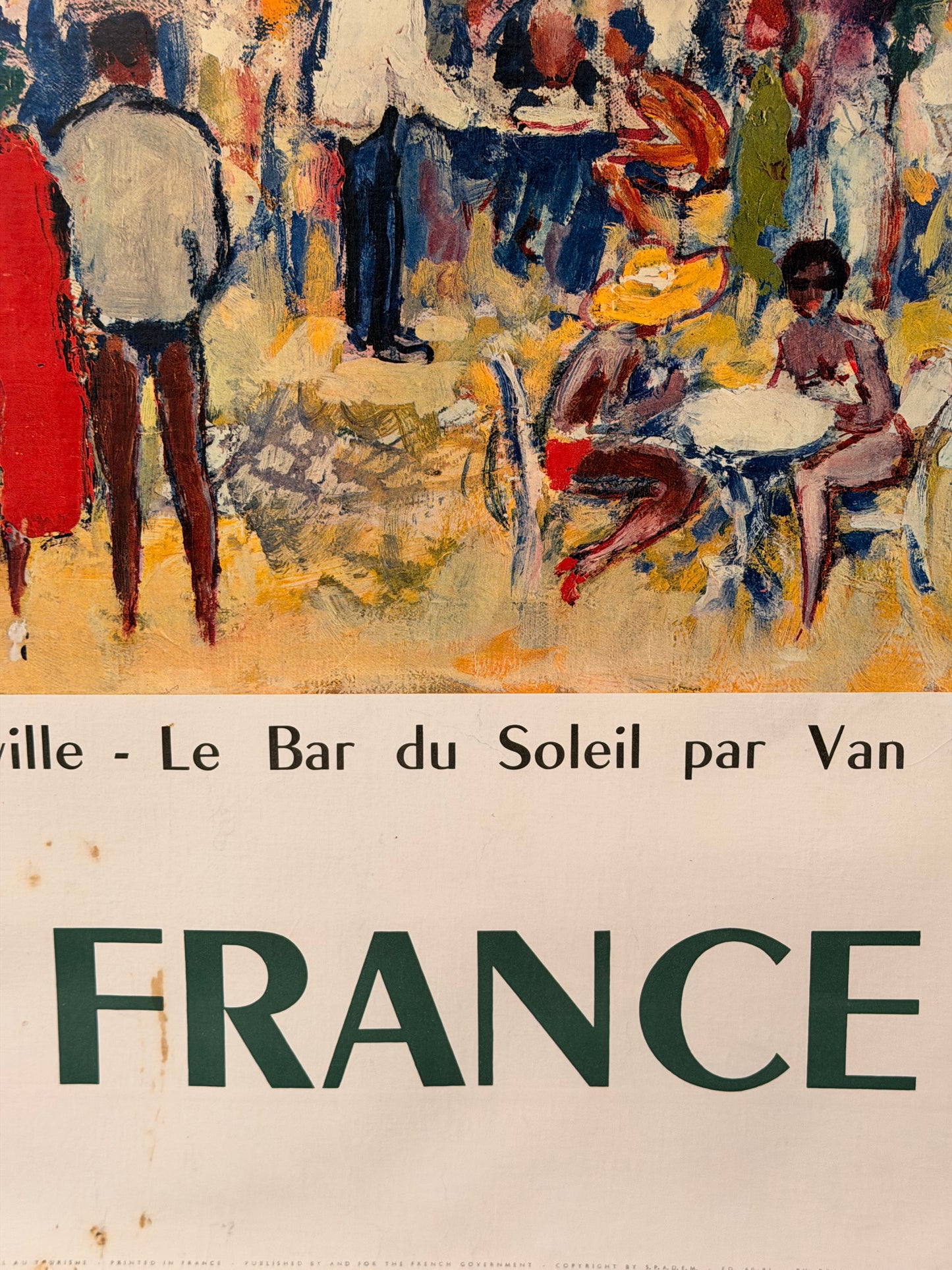 Manifesto pubblicitario originale - France