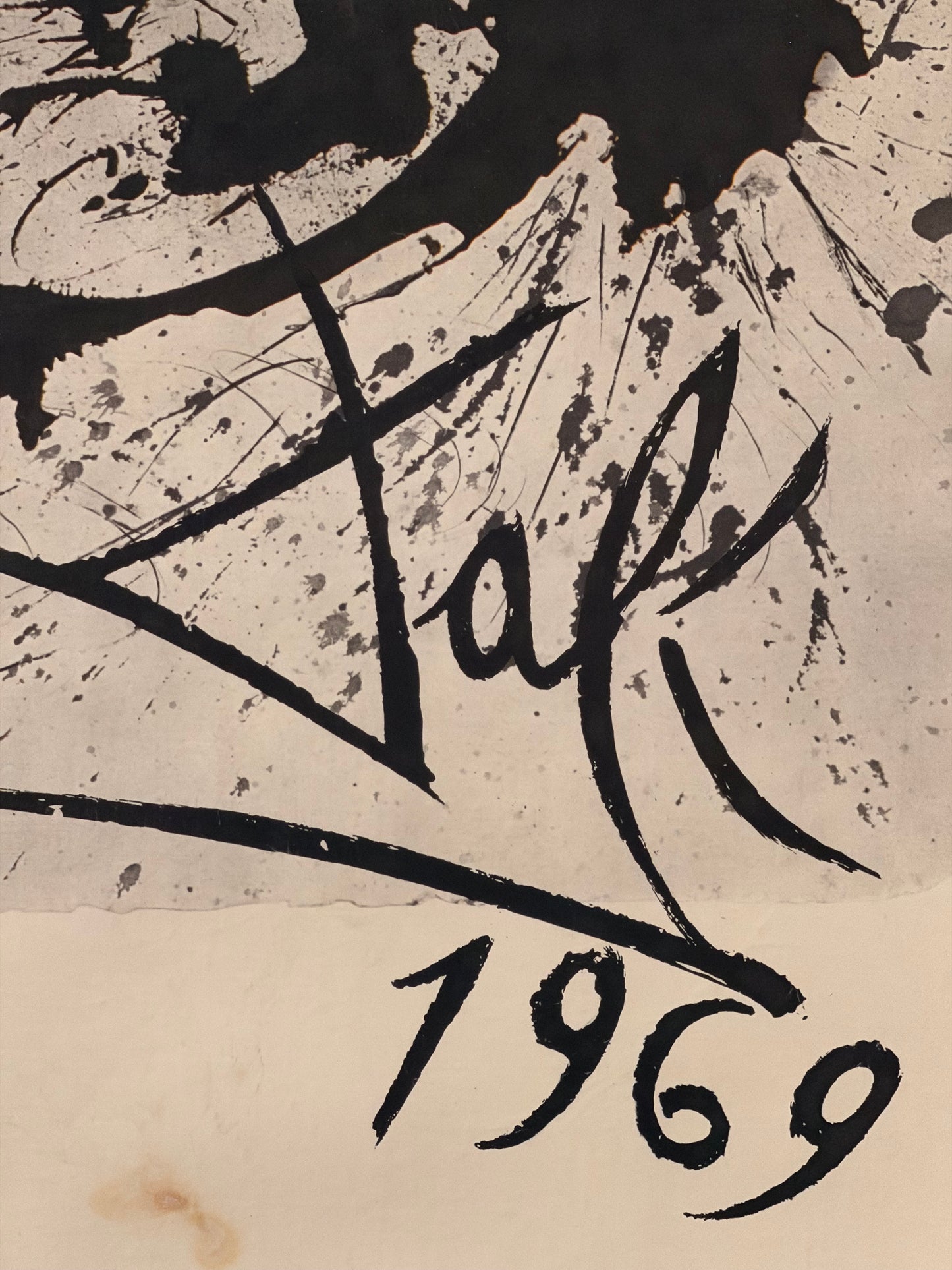 Manifesto pubblicitario originale - Paris 1969 Dali