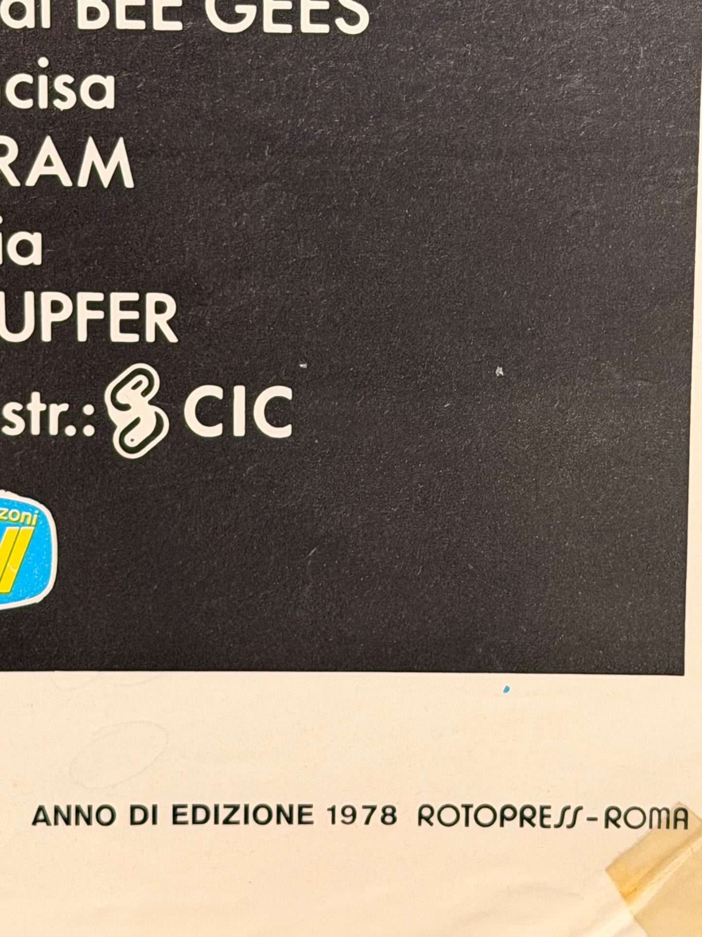 Locandina di cinema - Febbre del sabato sera