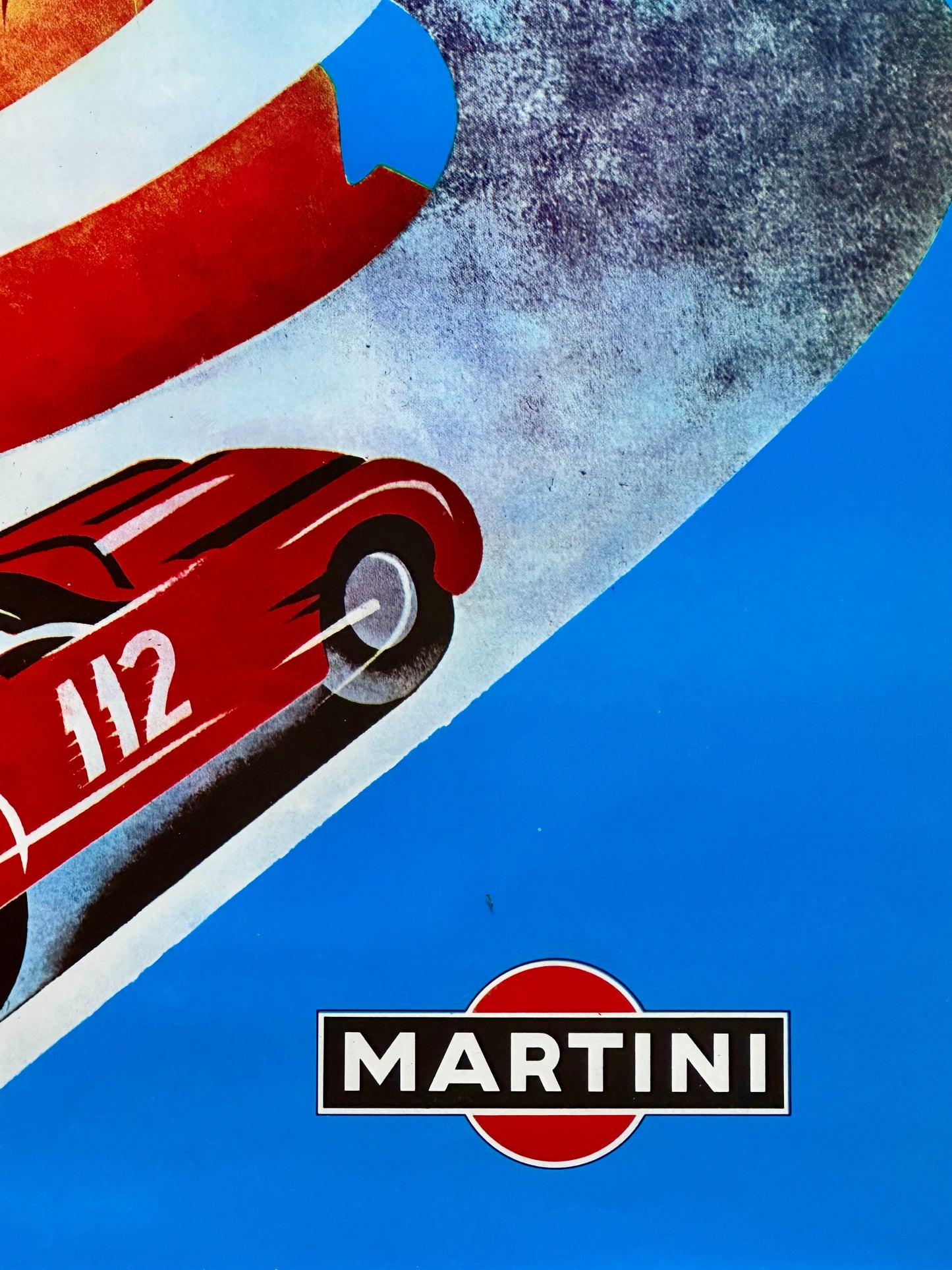 Manifesto pubblicitario originale - Trofeo Martini Dolomiti