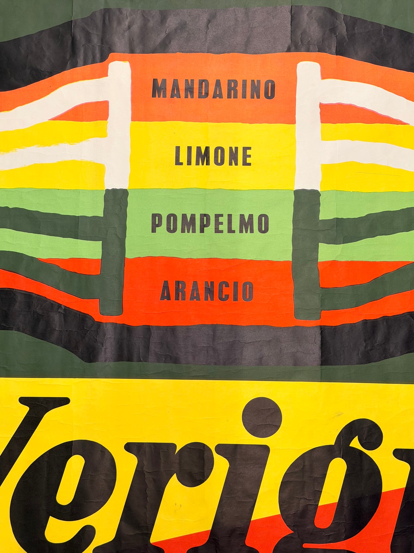 Manifesto pubblicitario originale - Bevande Verigud