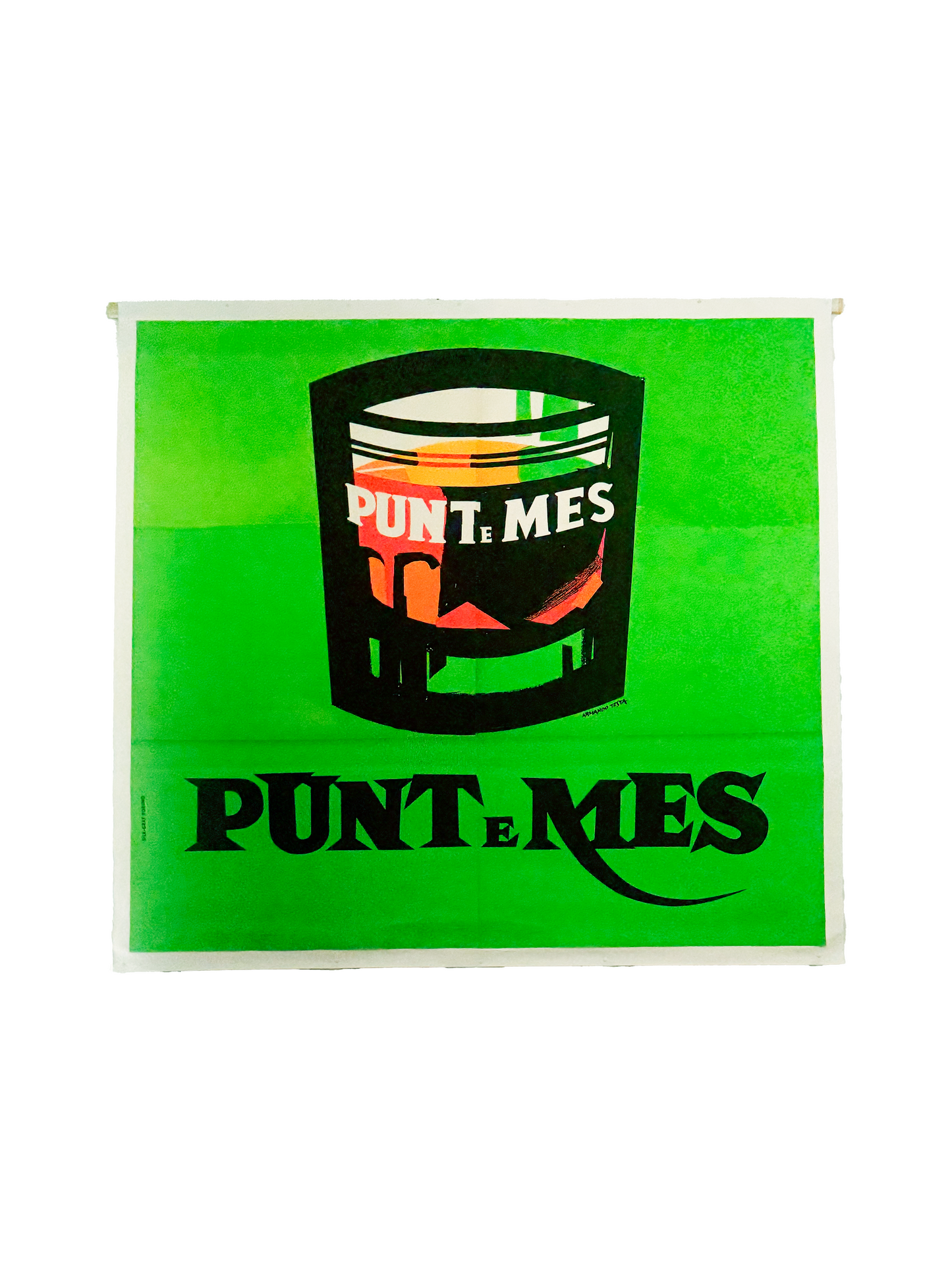 Manifesto pubblicitario originale - Punt e Mes