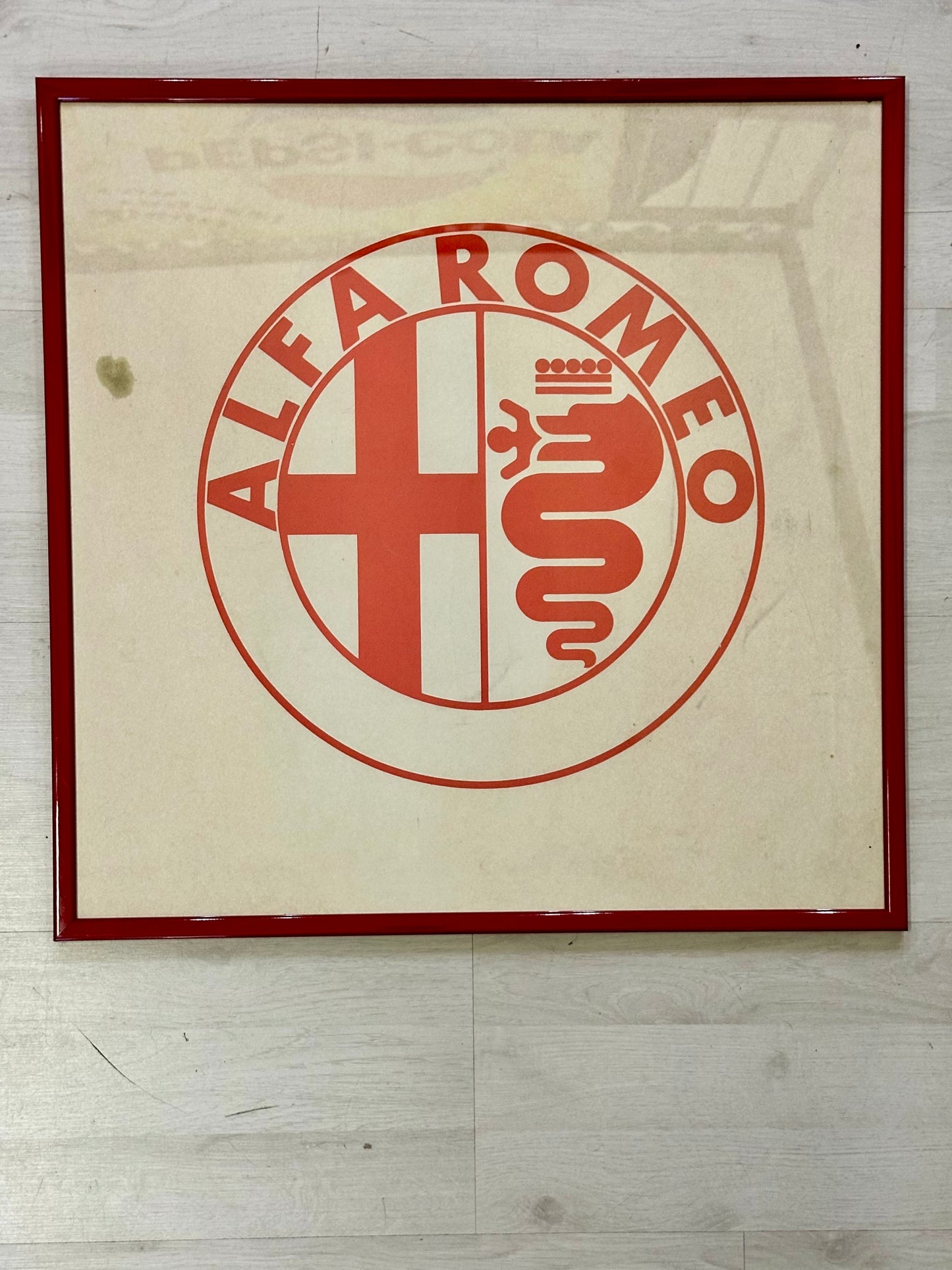 Manifesto pubblicitario originale - Alfa Romeo