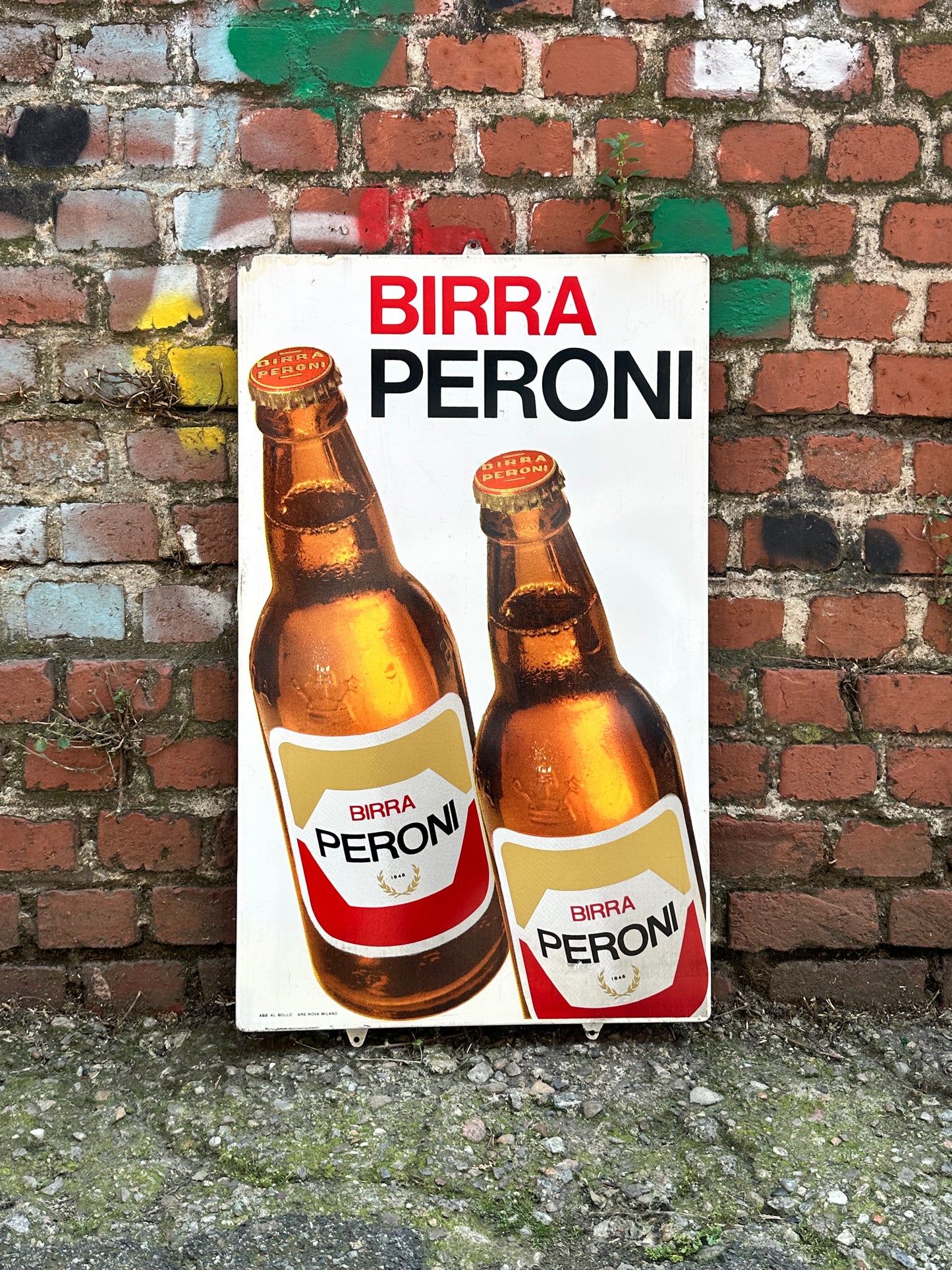 Insegna serigrafata - Birra Peroni