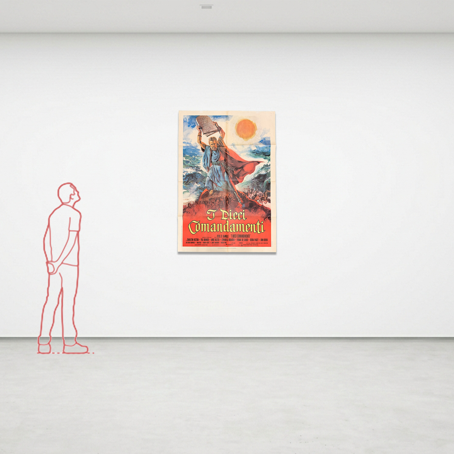 Manifesto originale di cinema - I 10 Comandamenti