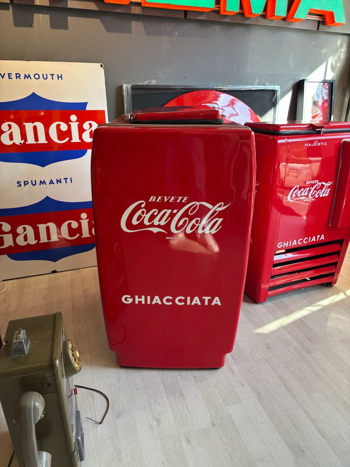 Pozzetto ghiacciaia Coca Cola anni 50 Majestic