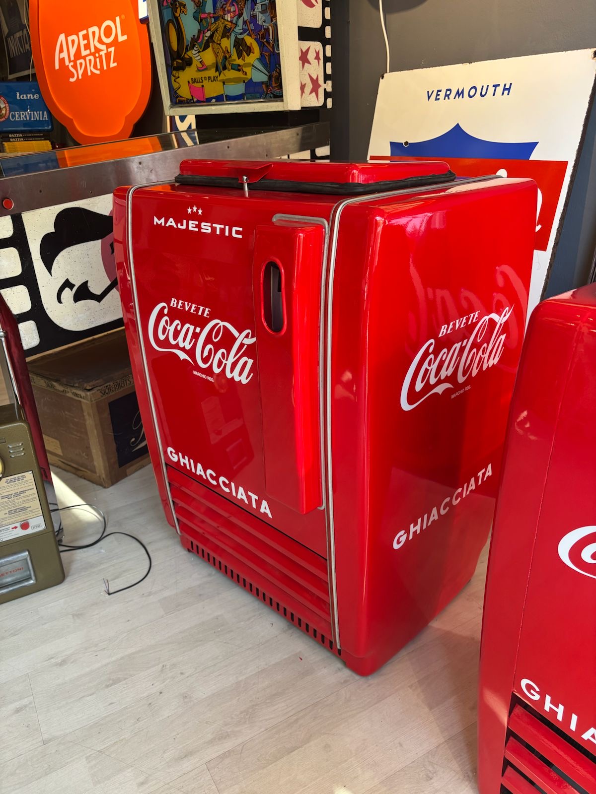 Pozzetto ghiacciaia Coca Cola anni 50 Majestic