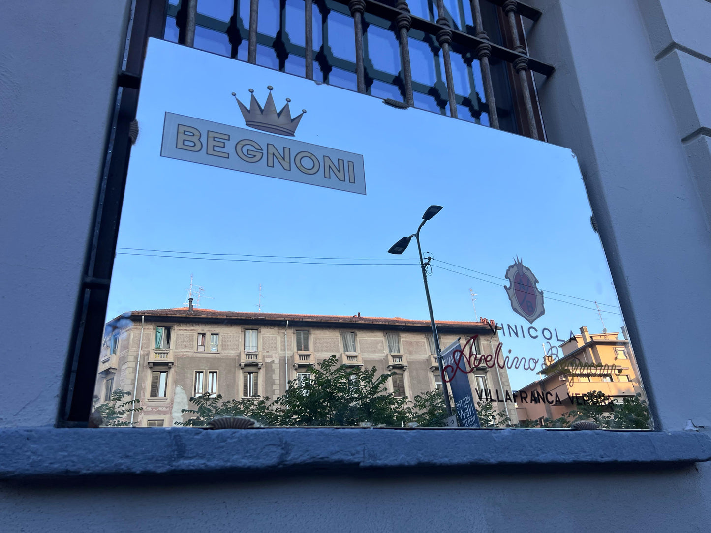 Specchio pubblicitario originale - Begnoni