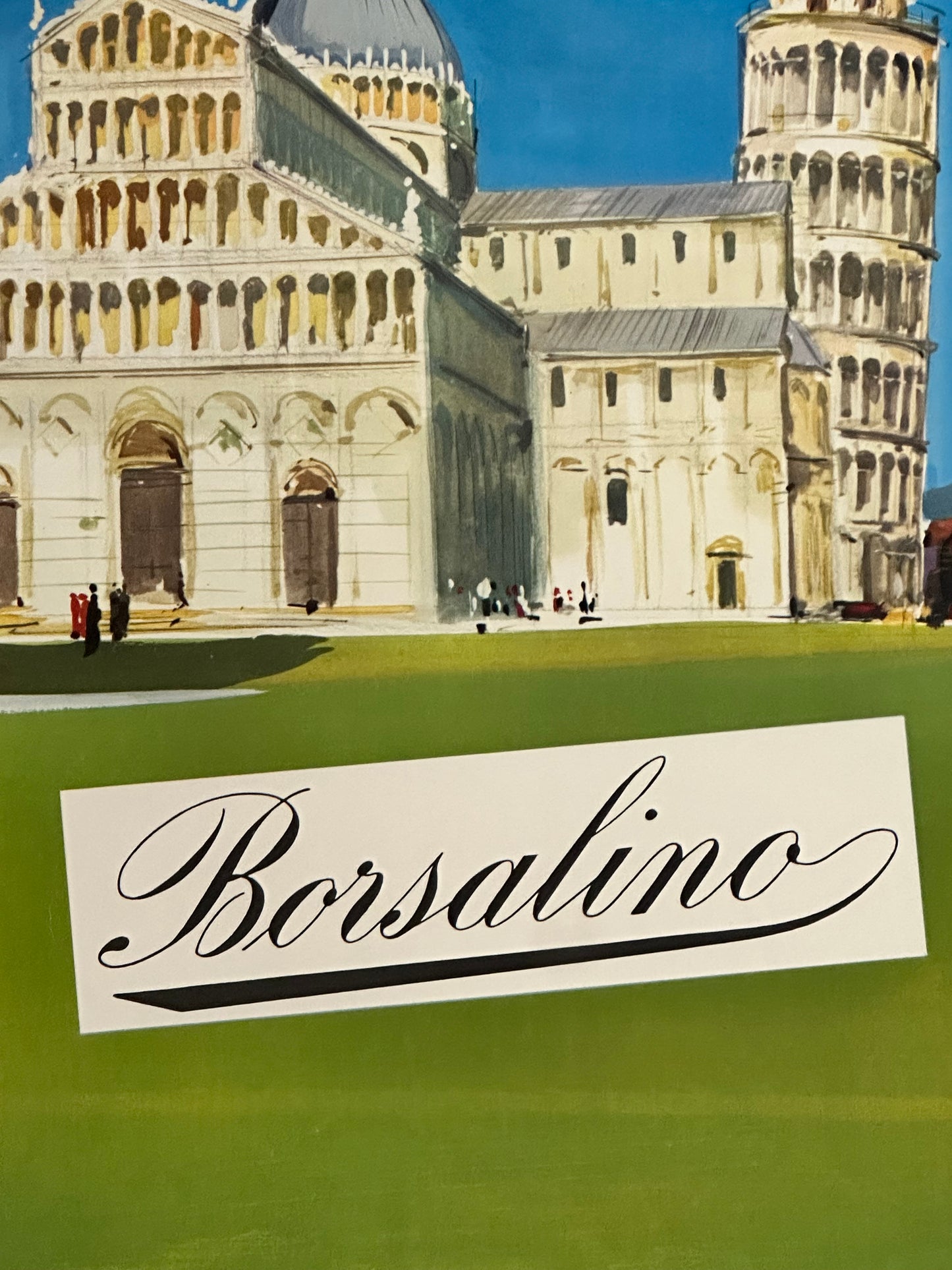Manifesto pubblicitario originale - Borsalino Pisa