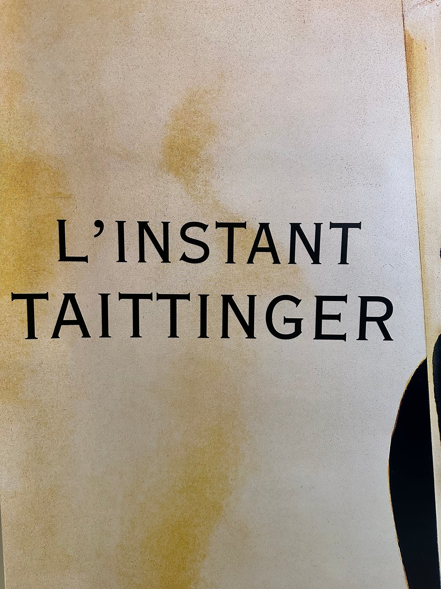 Manifesto pubblicitario originale - Champagne Taittinger Grace Kelly
