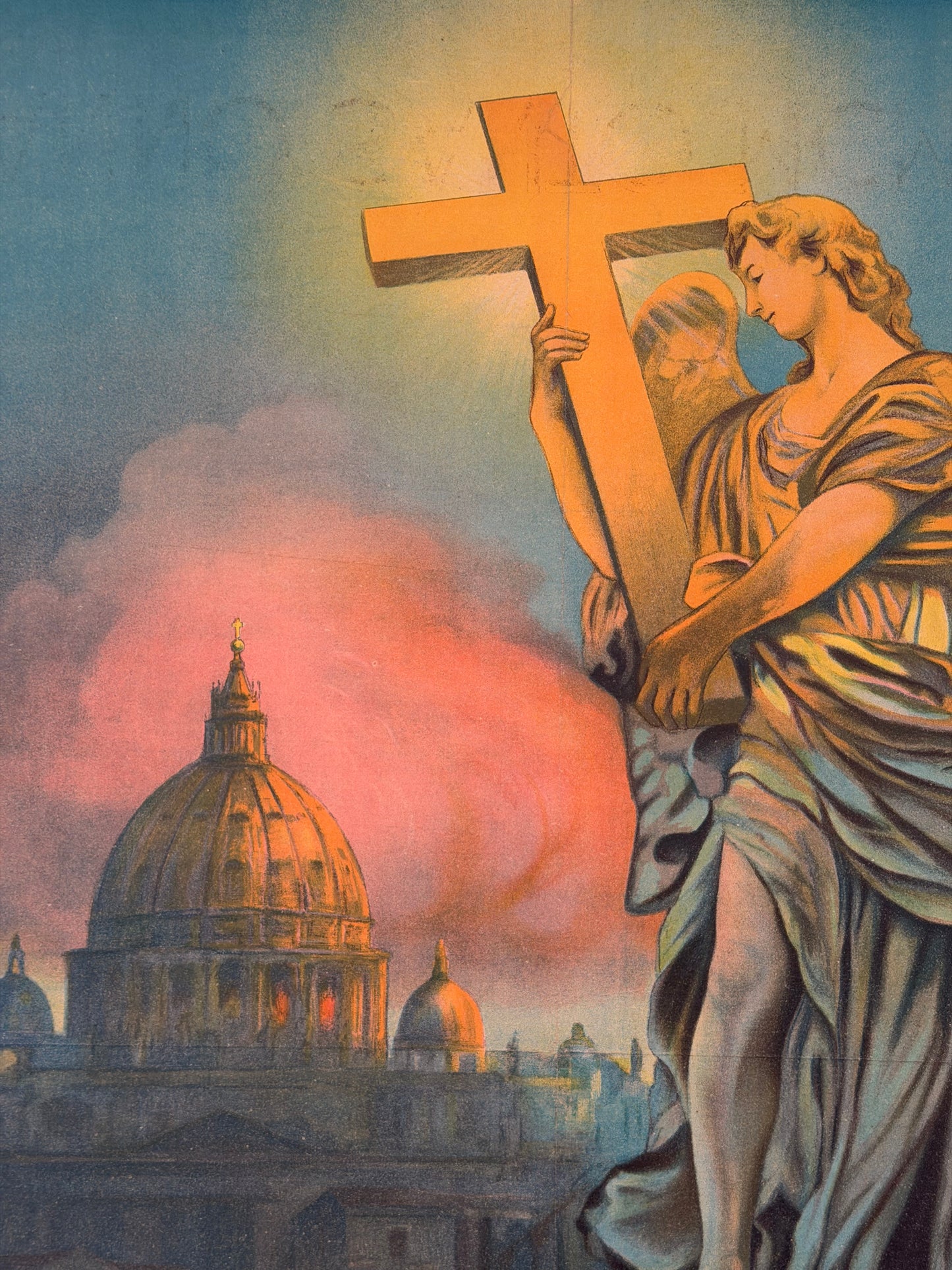 Manifesto pubblicitario originale - Roma Anno Santo 1925