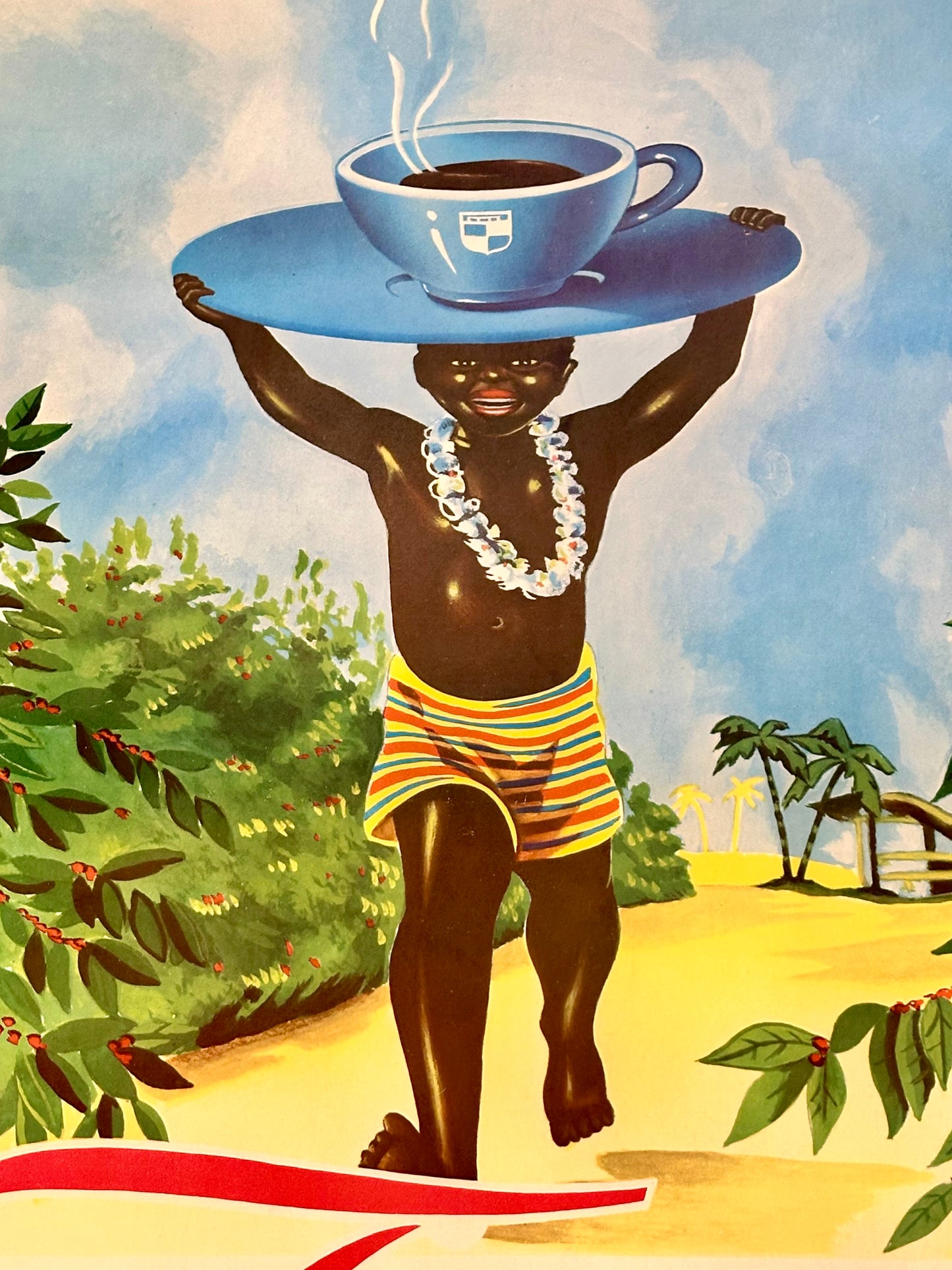 Manifesto pubblicitario originale - Caffè Foschi - Napoli