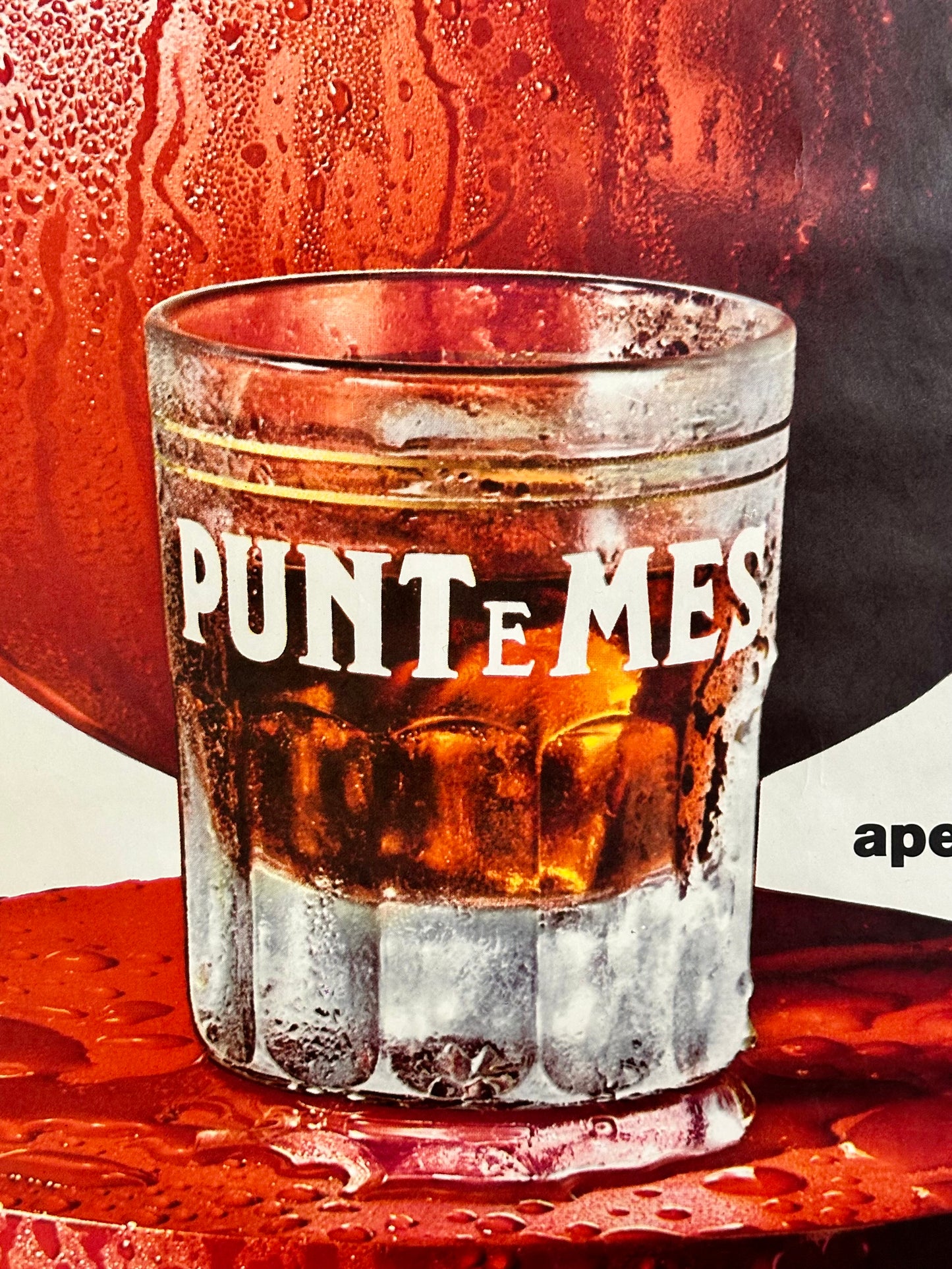 Manifesto pubblicitario originale - Punt e Mes