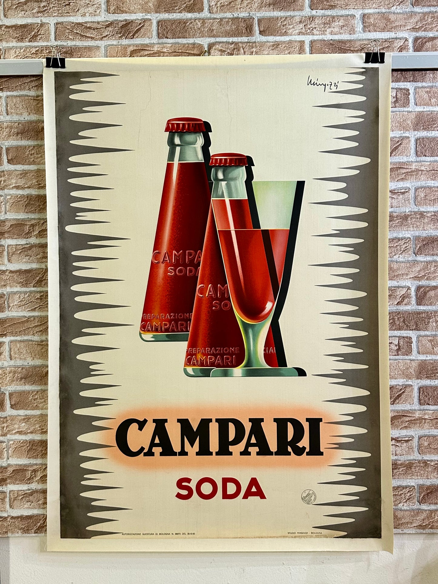 Manifesto pubblicitario Campari Soda