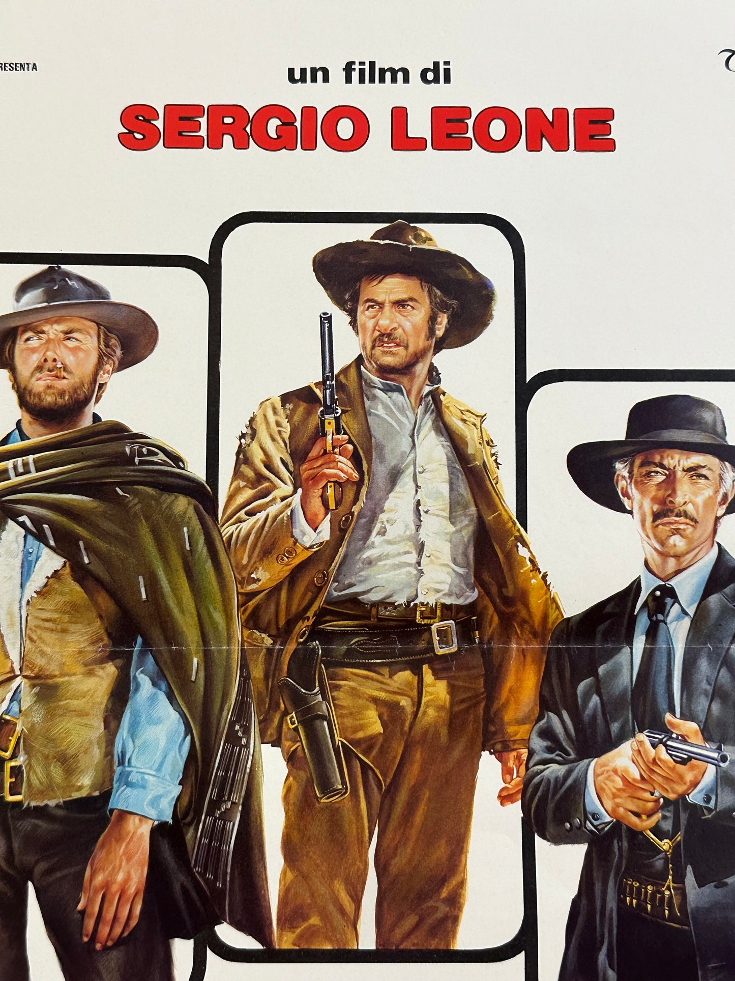 Locandina originale di cinema - Il buono, il brutto, il cattivo