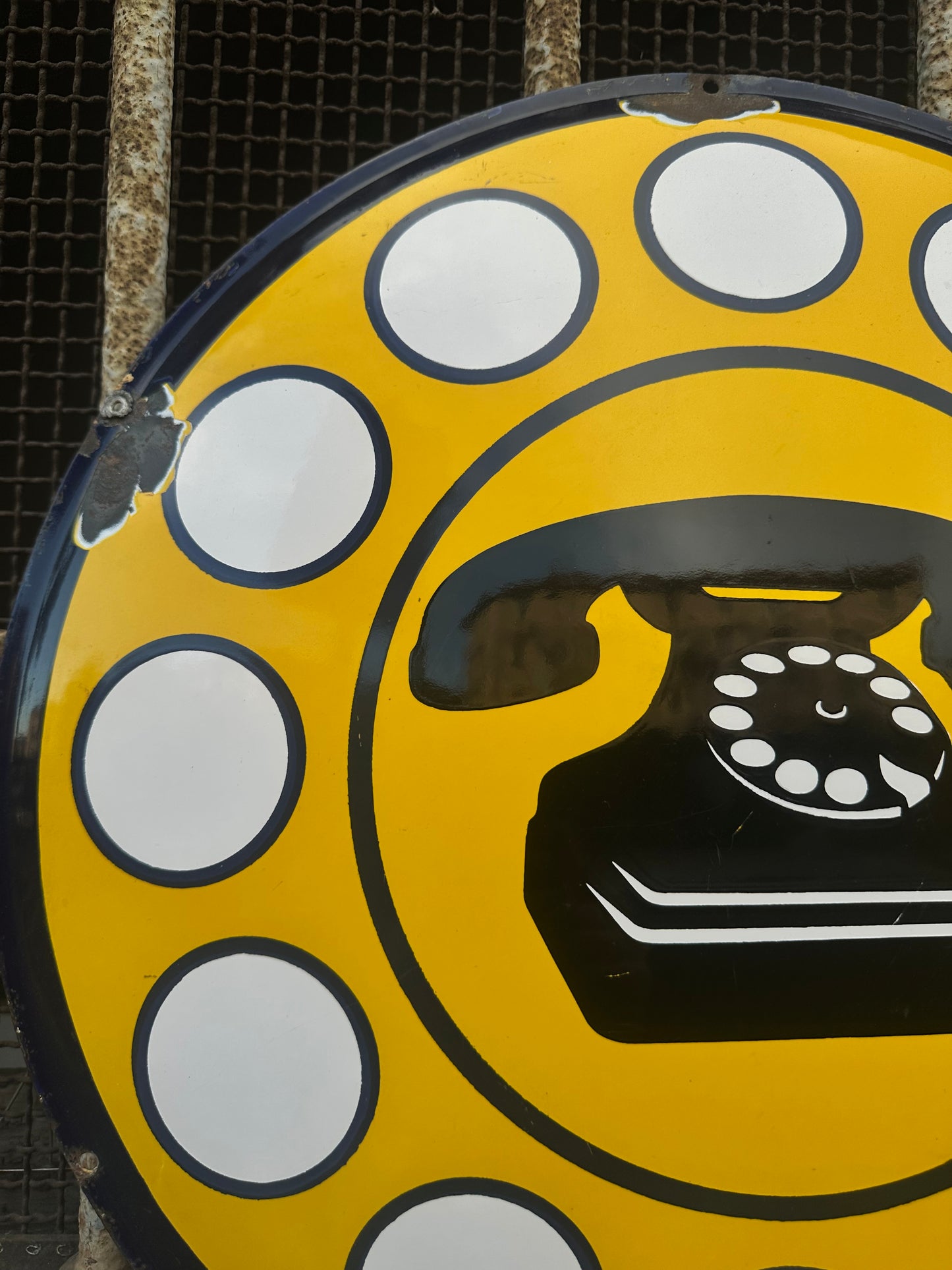 Insegna smaltata - Telefonica