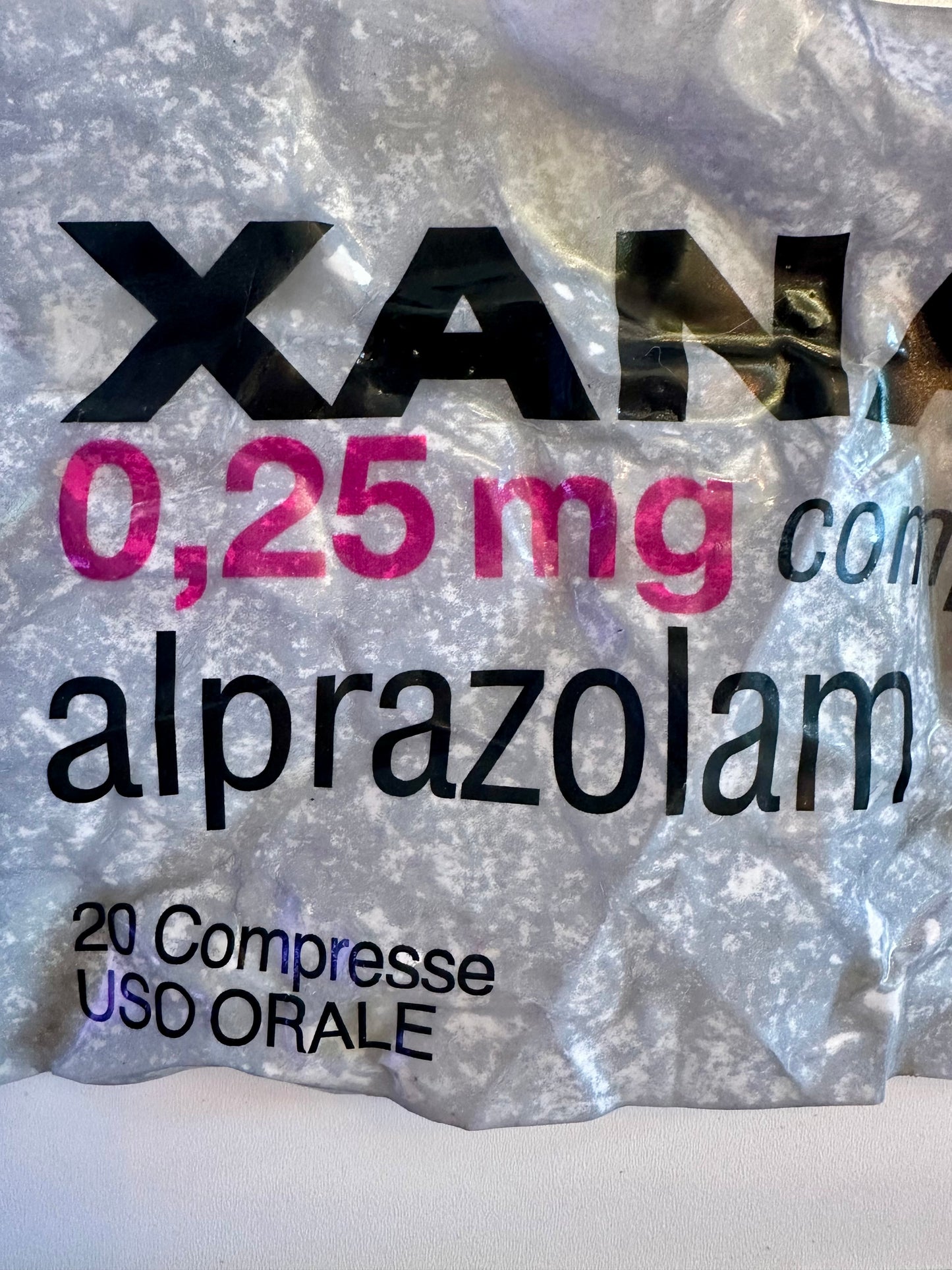 Opere d'arte contemporanea - Xanax