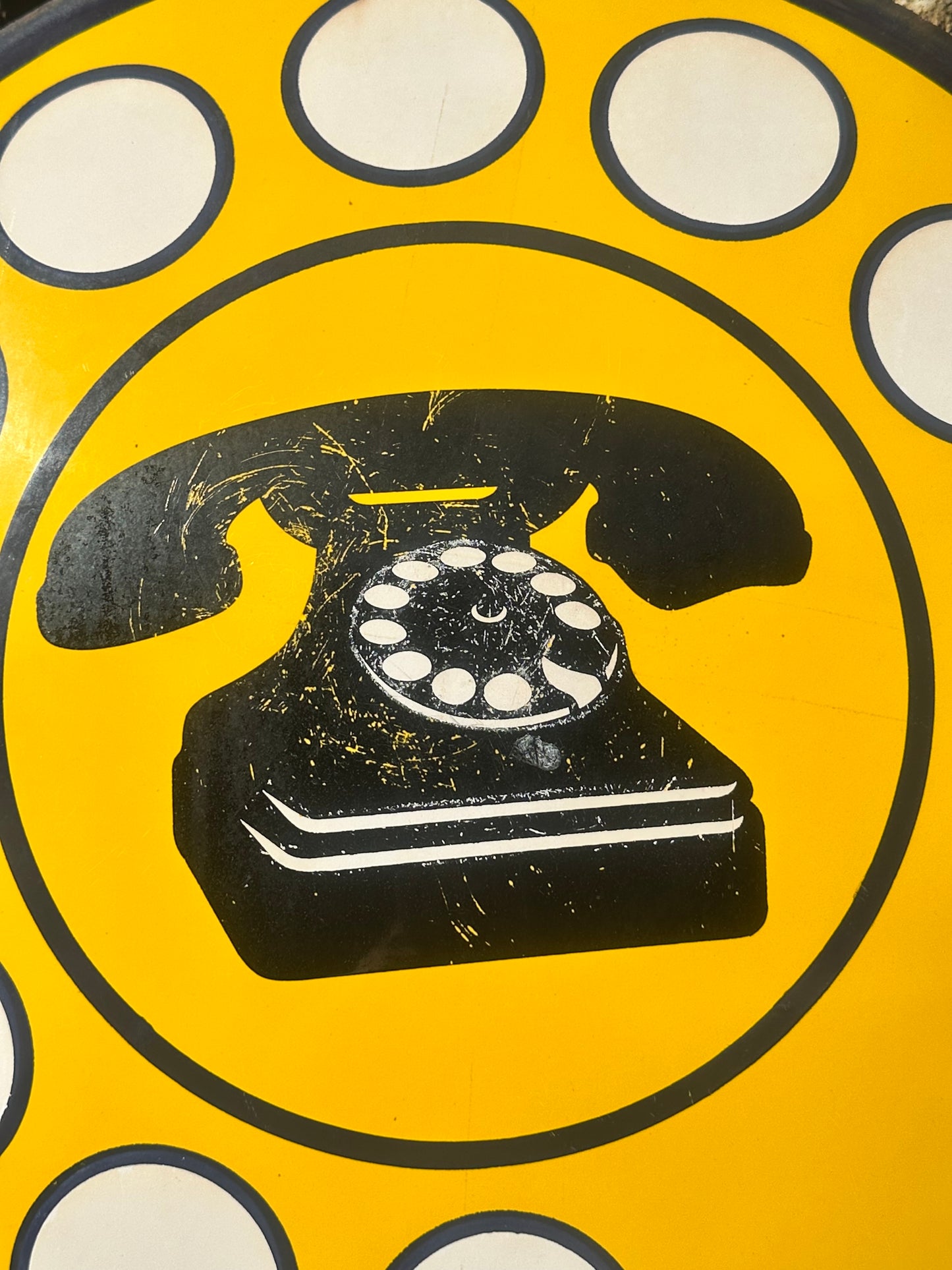 Insegna smaltata - Telefonica