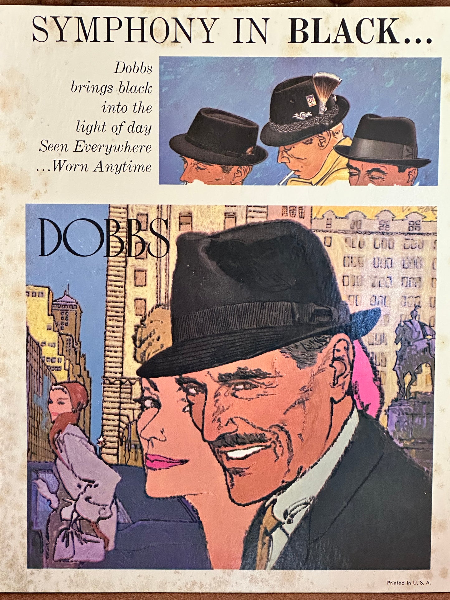 Cartonato pubblicitario originale - DOBBS