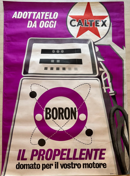 Manifesto pubblicitario originale - Caltex