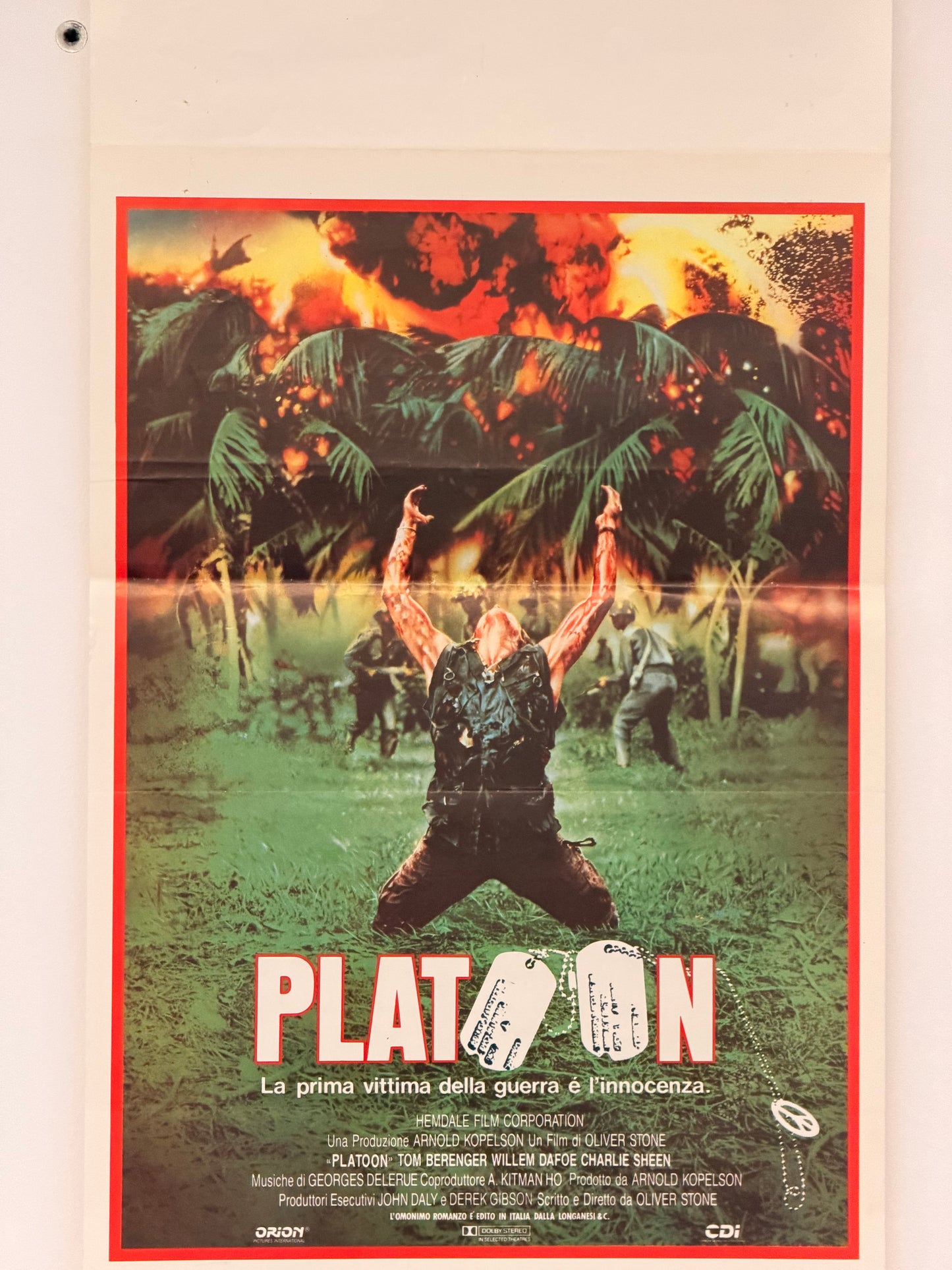 Locandina di cinema - Platoon