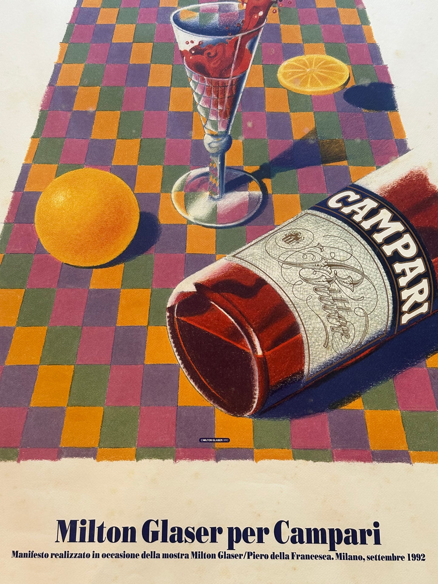Manifesto pubblicitario originale - Campari