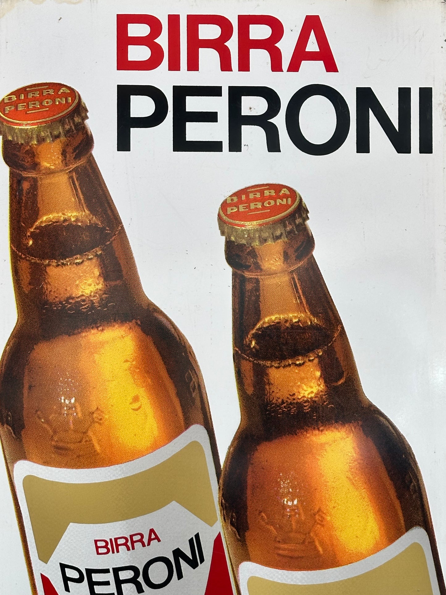 Insegna serigrafata - Birra Peroni