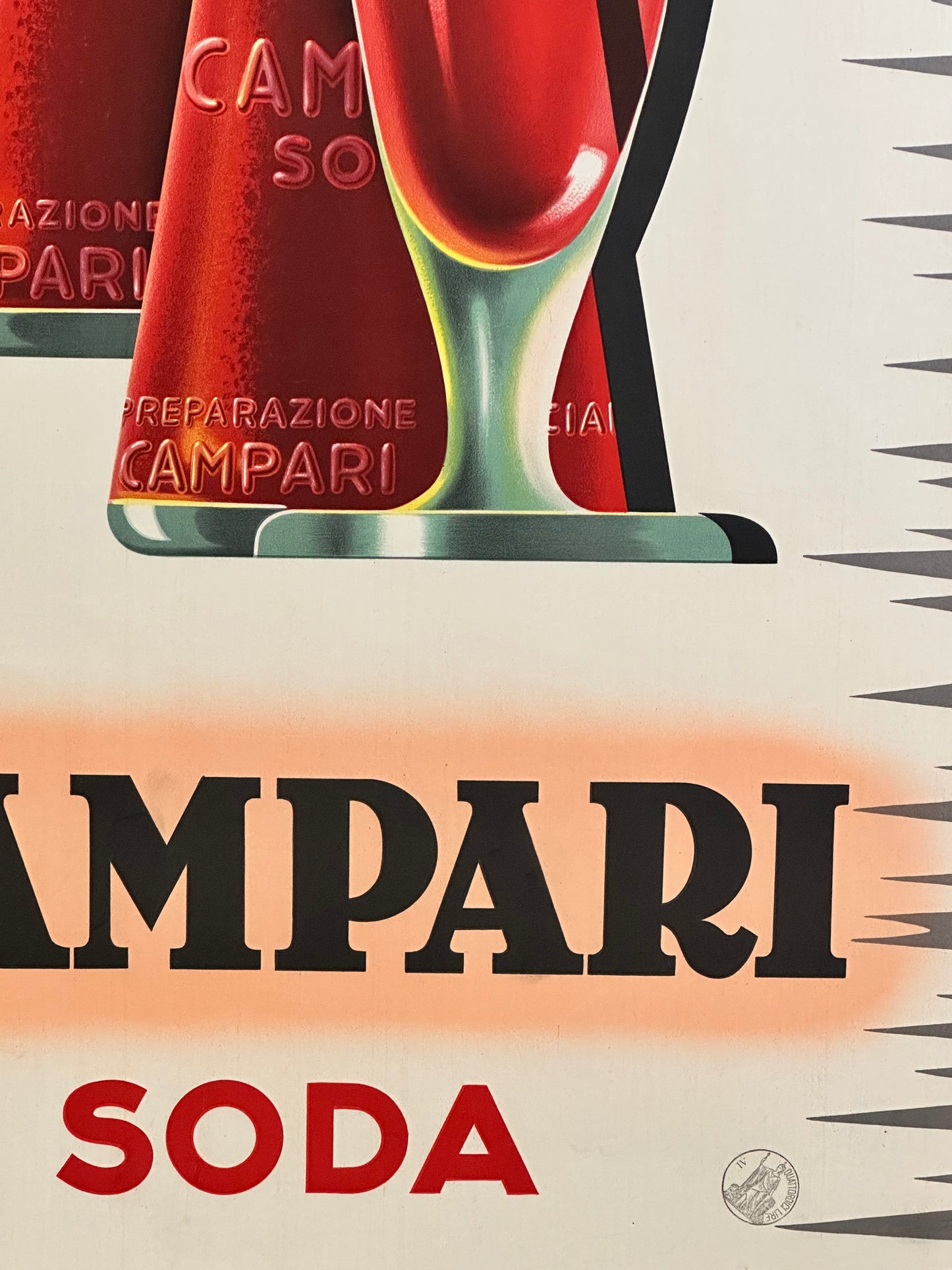 Manifesto pubblicitario Campari Soda