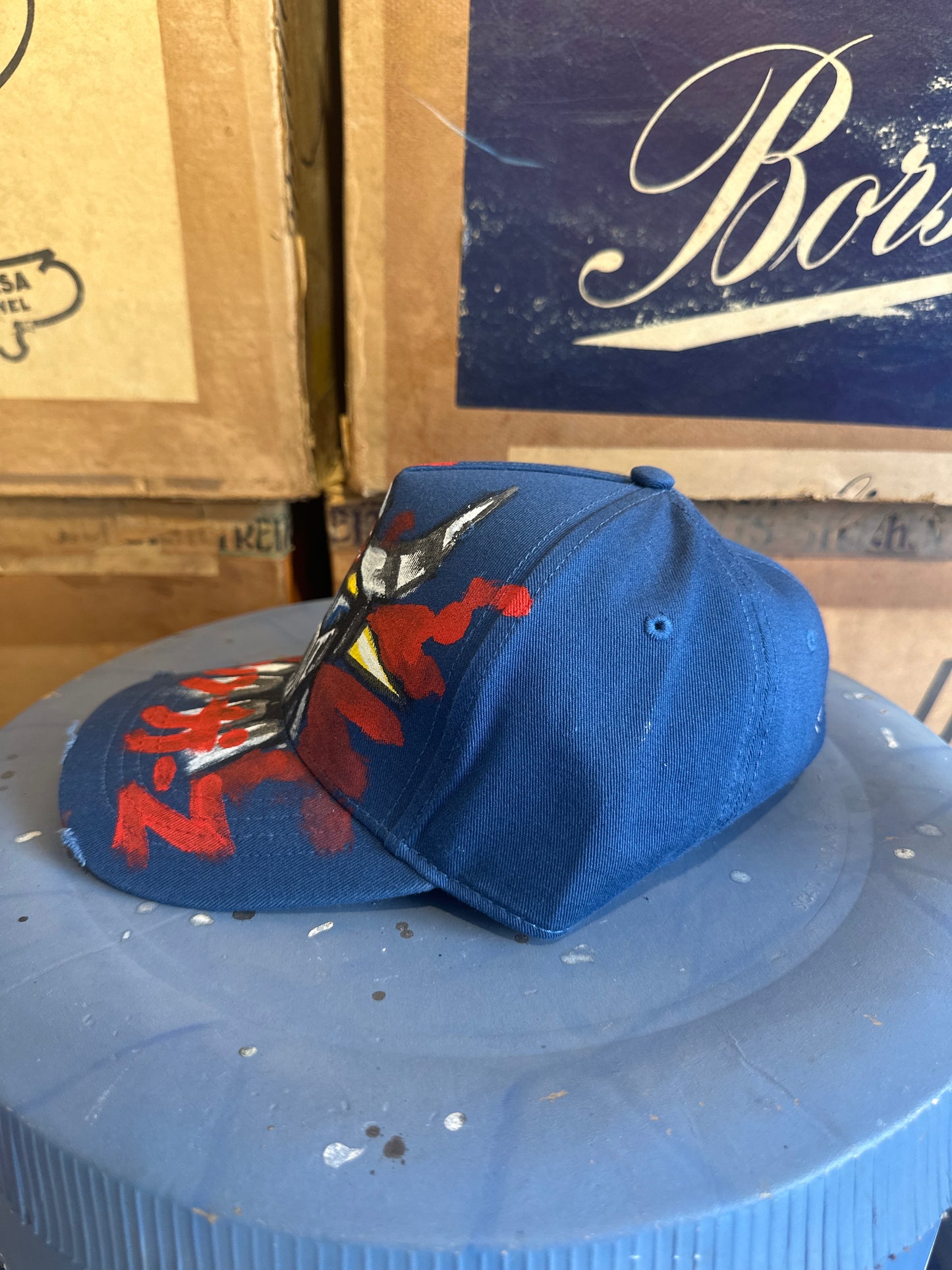 Cappellino disegnato a mano - Mazinga Z