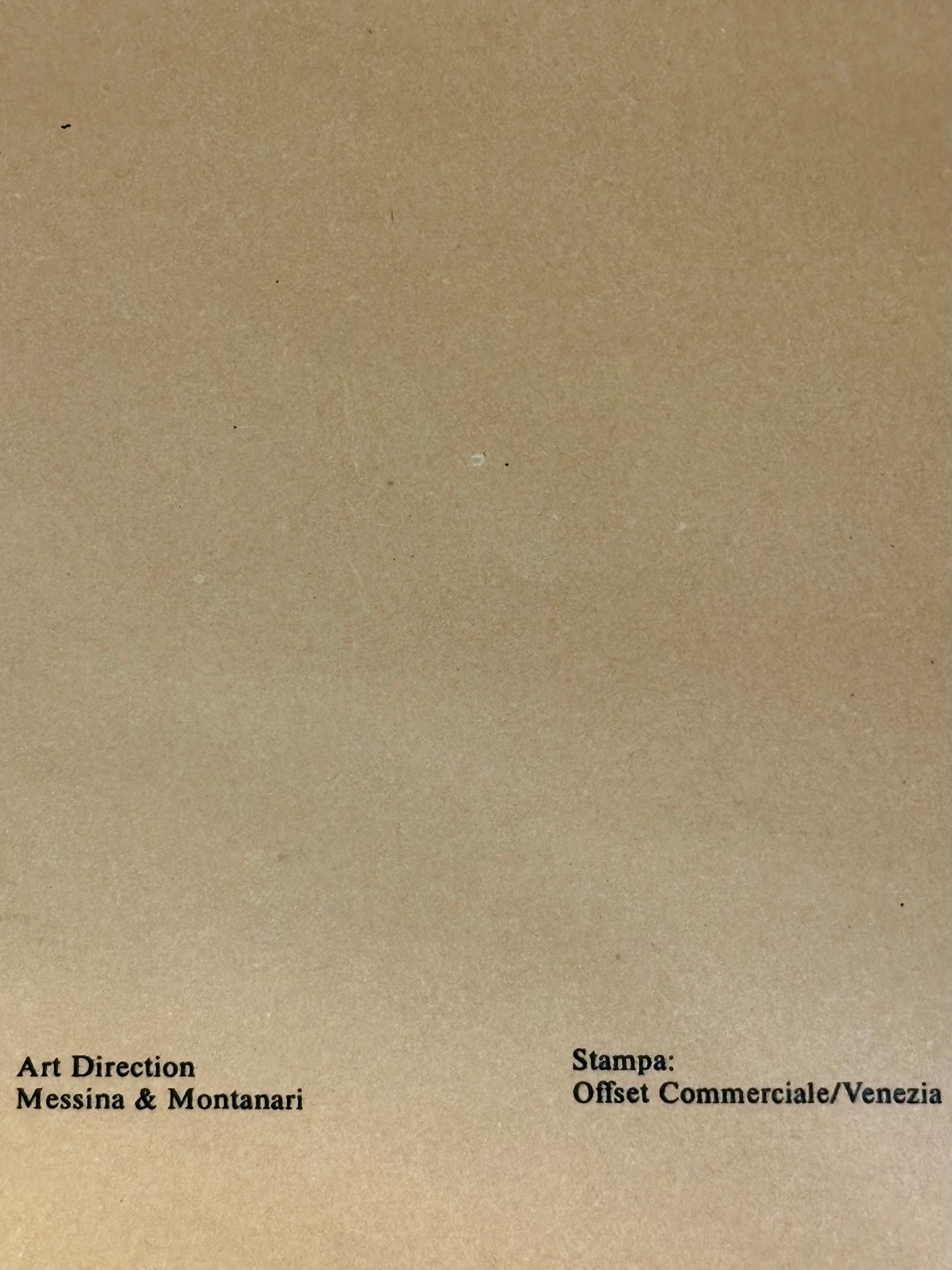 Manifesto pubblicitario originale - Biennale di Venezia