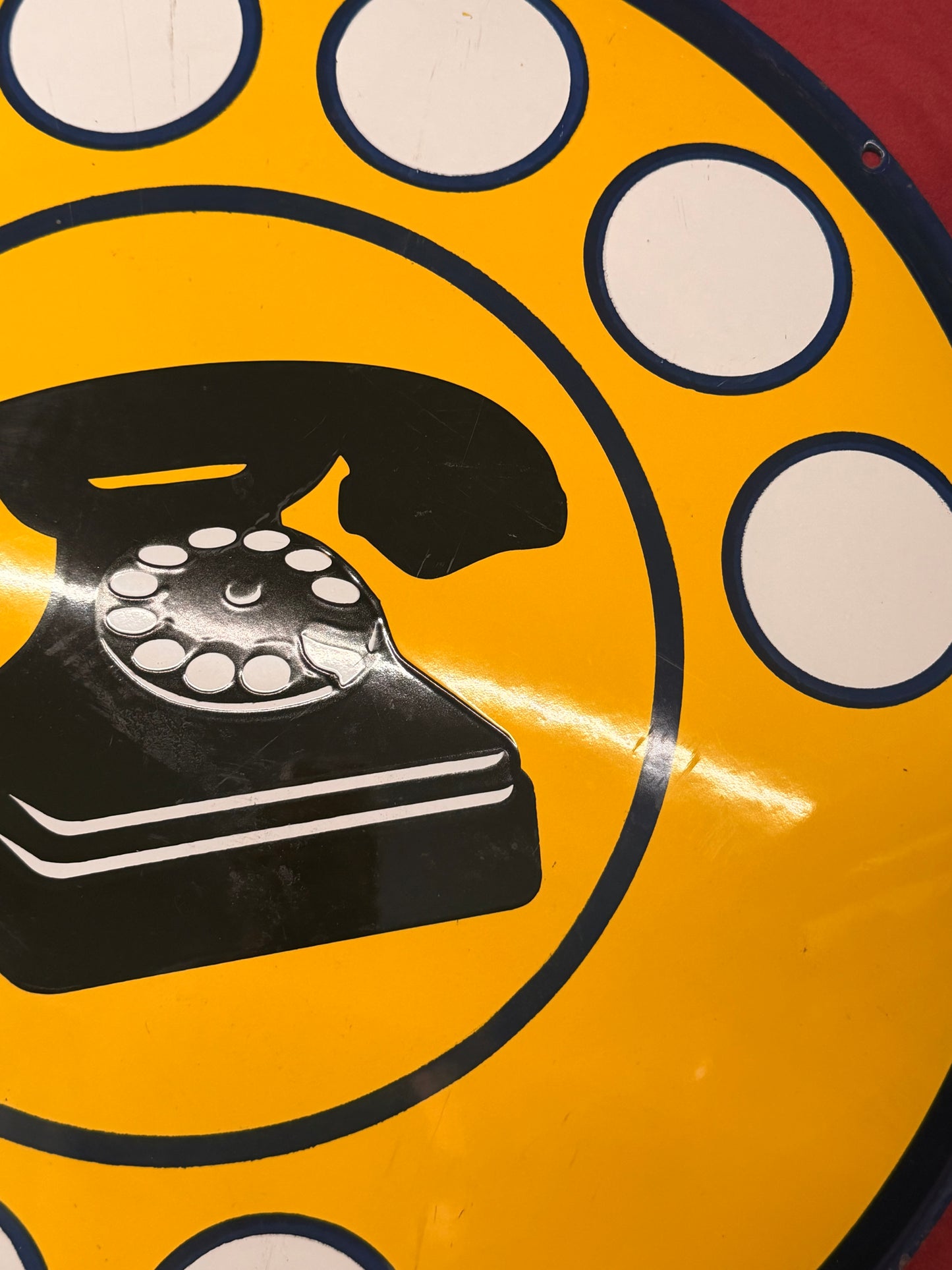 Insegna smaltata - Telefonica