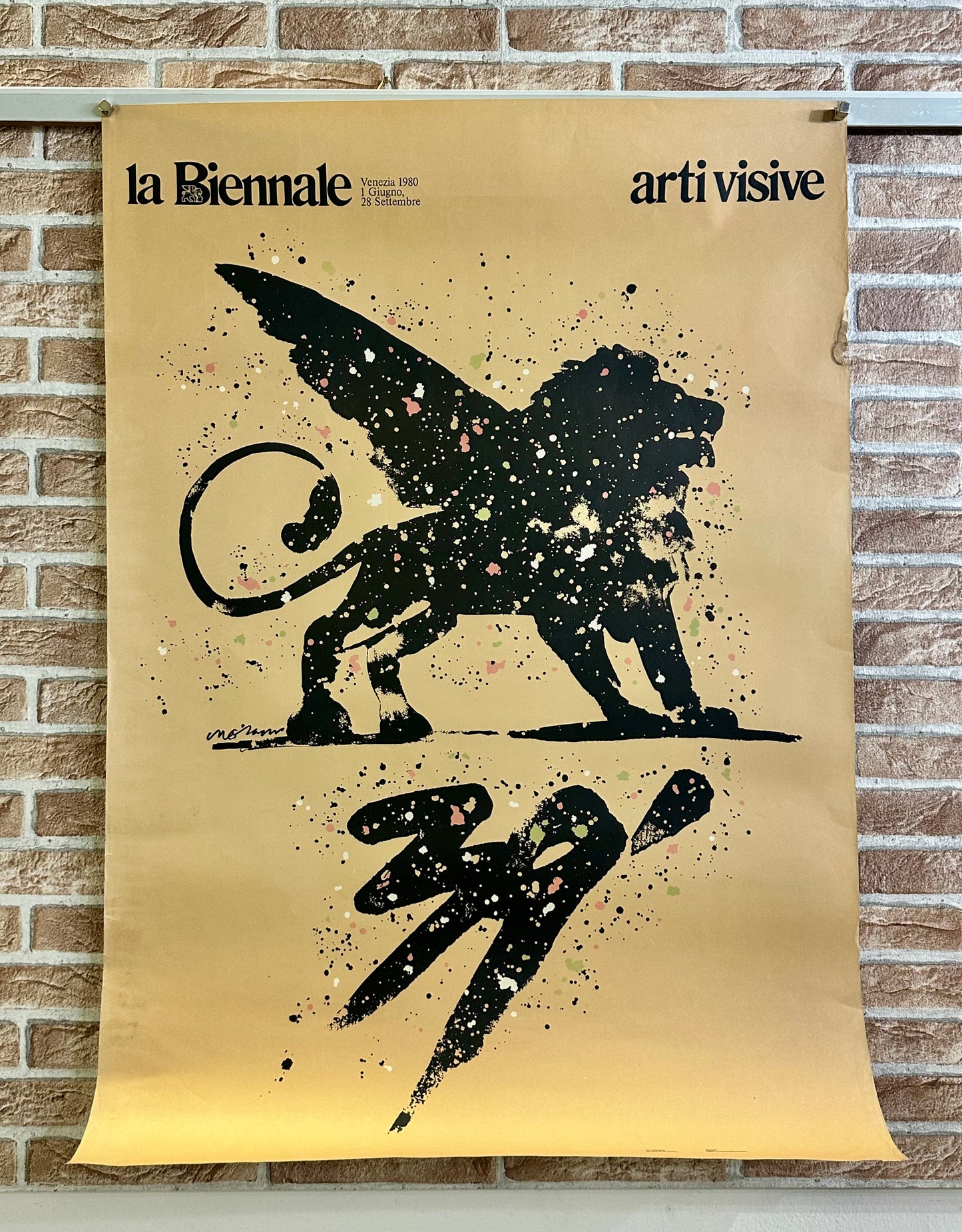 Manifesto pubblicitario originale - Biennale di Venezia