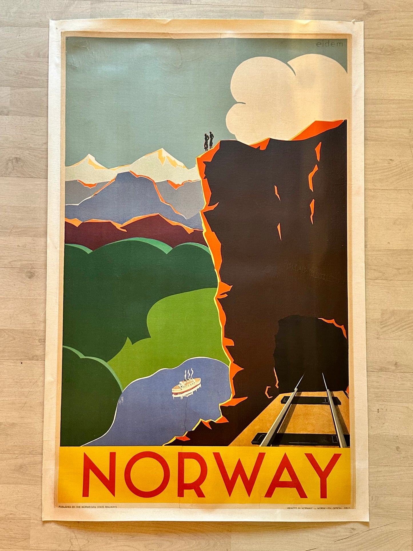 Manifesto pubblicitario originale - Norway