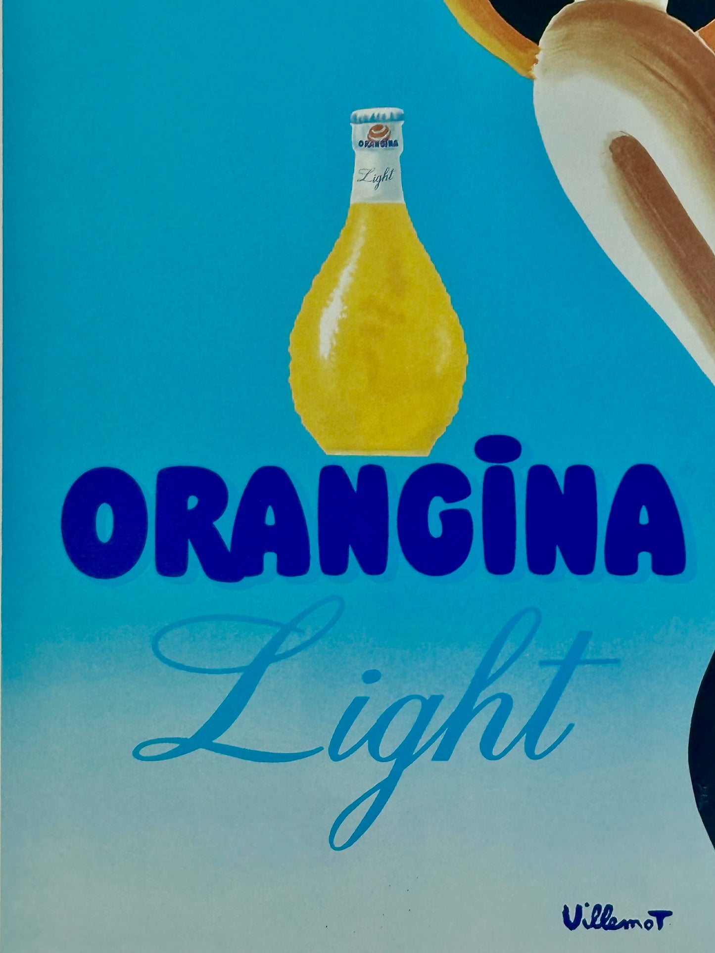 Manifesto pubblicitario originale- Orangina