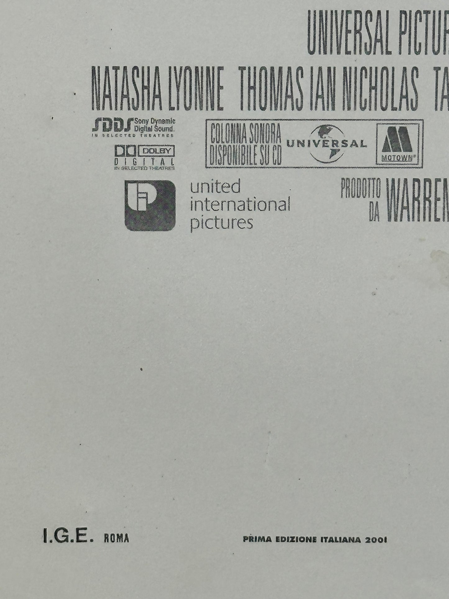 Locandina originale di cinema - American Pie 2