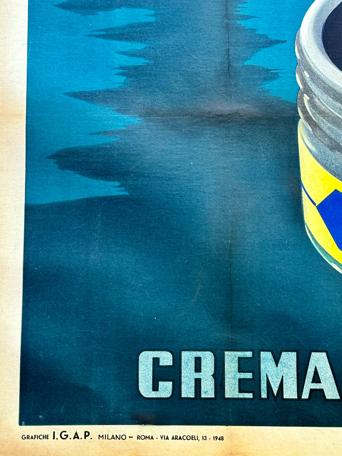 Manifesto pubblicitario originale - Emulsio crema per calzature