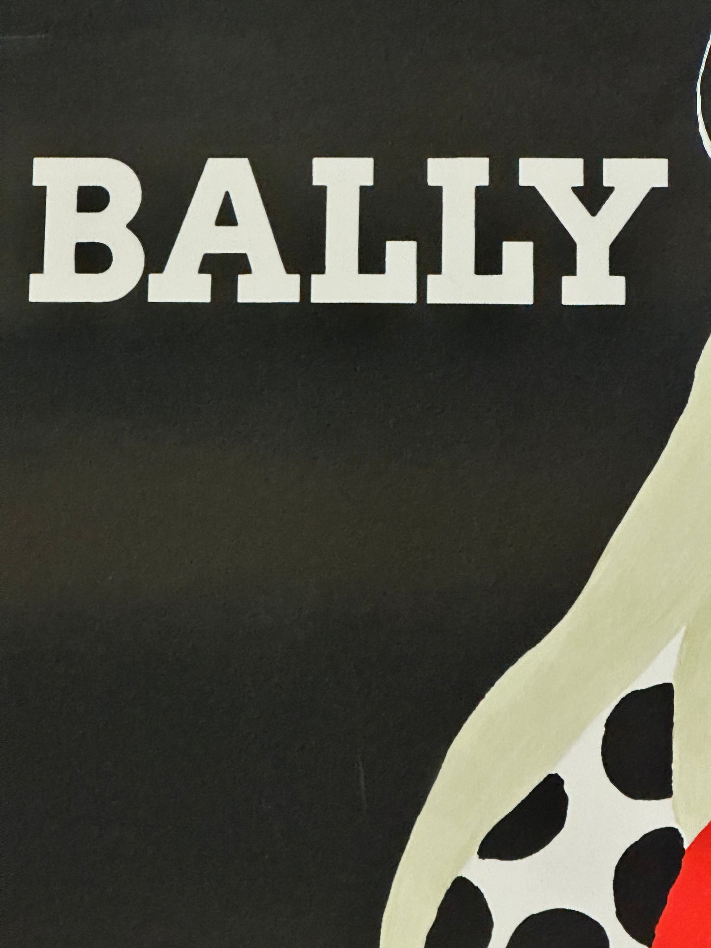 Manifesto pubblicitario originale - Bally