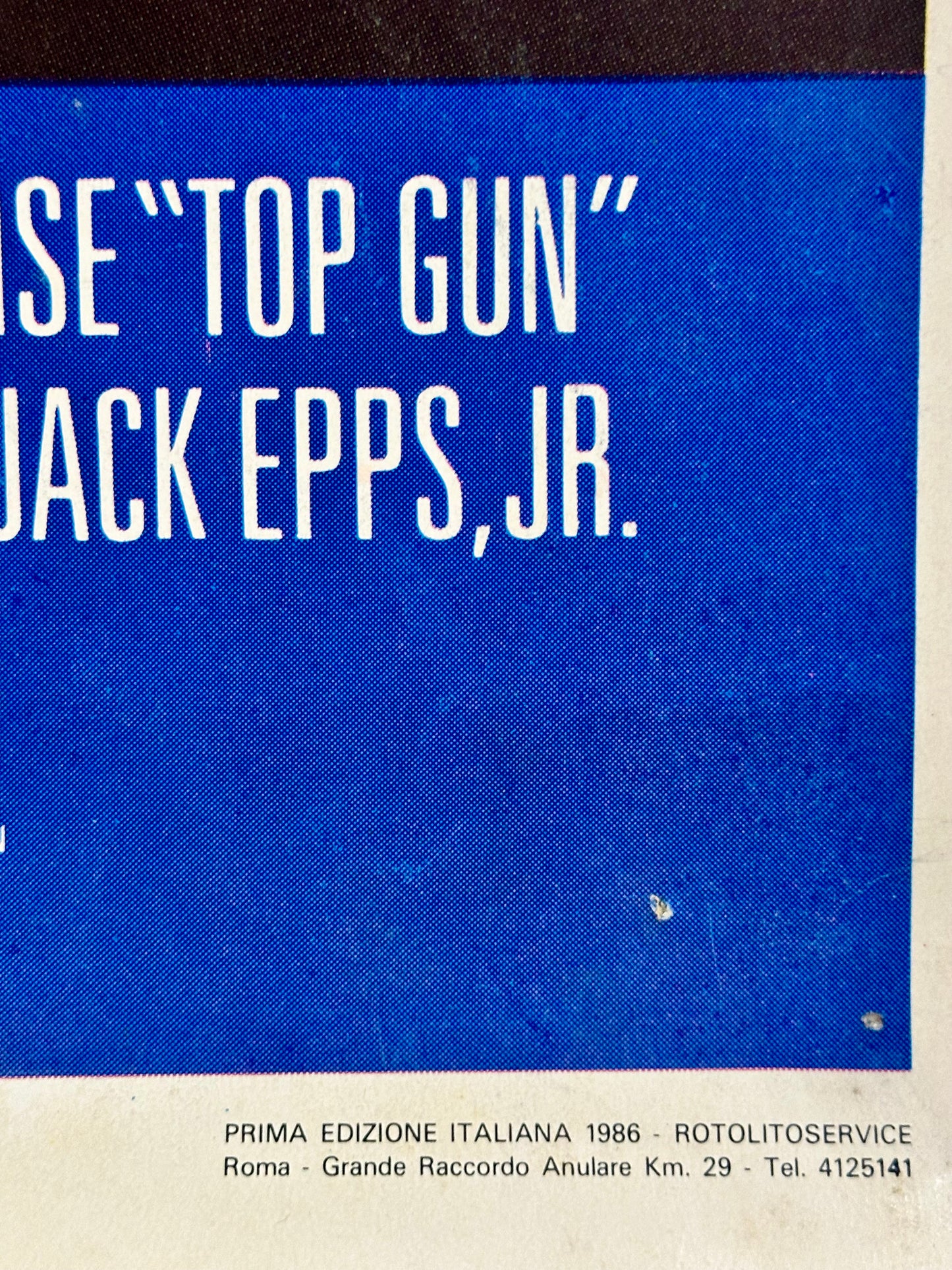 Manifesto cinema - Top Gun - Tom Cruise