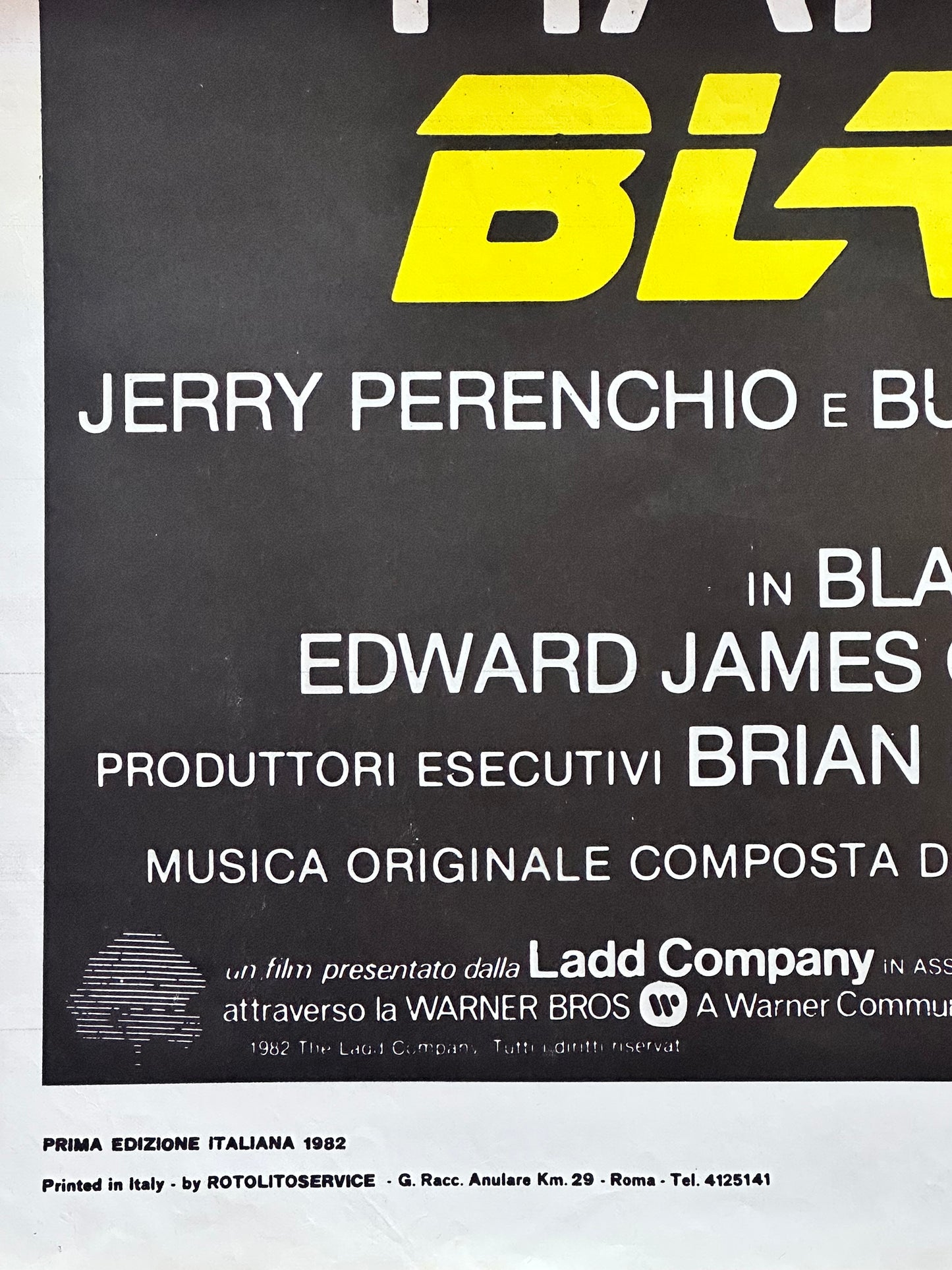 Manifesto originale di cinema - Blade runner