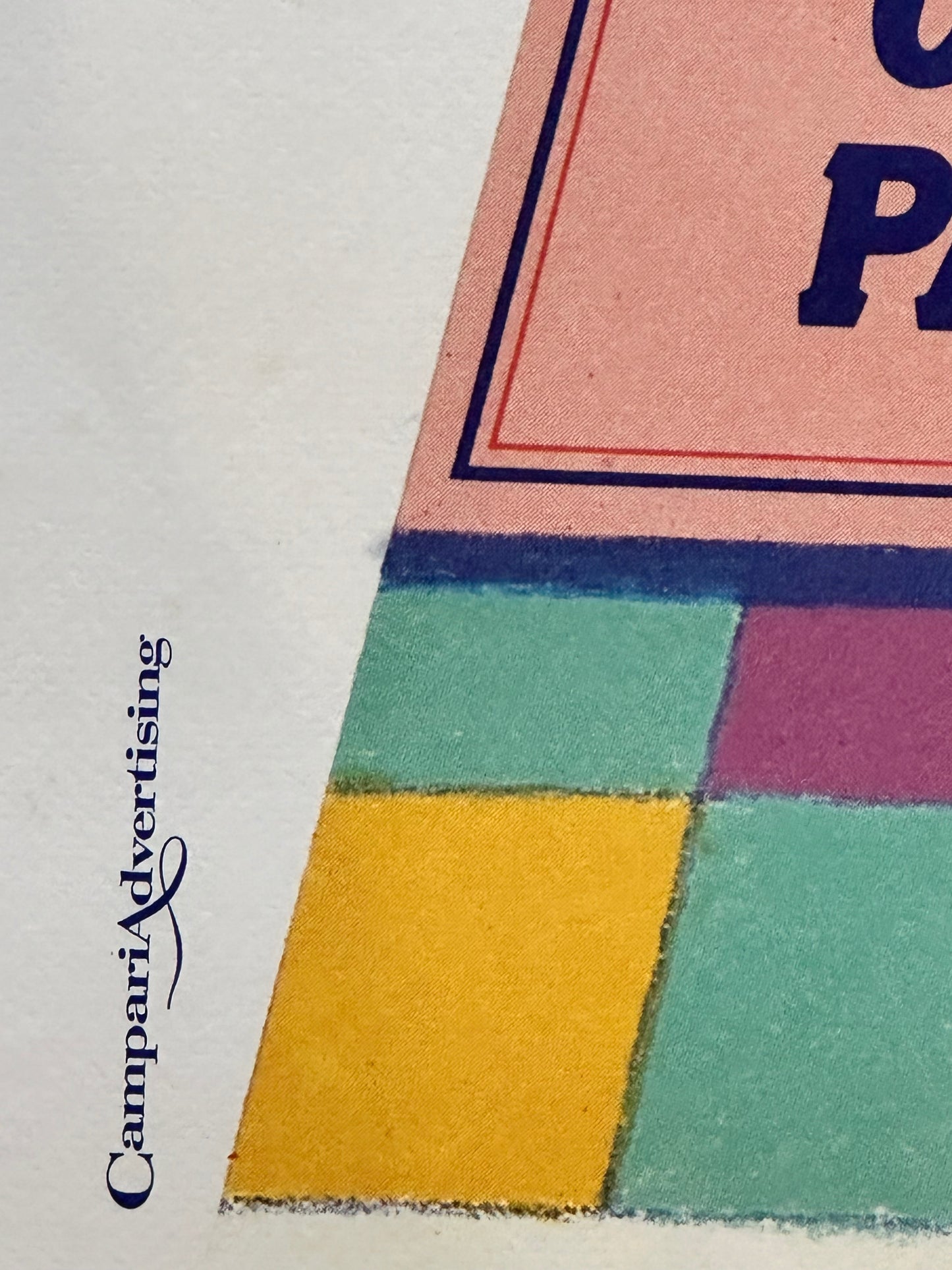 Manifesto pubblicitario originale - Campari