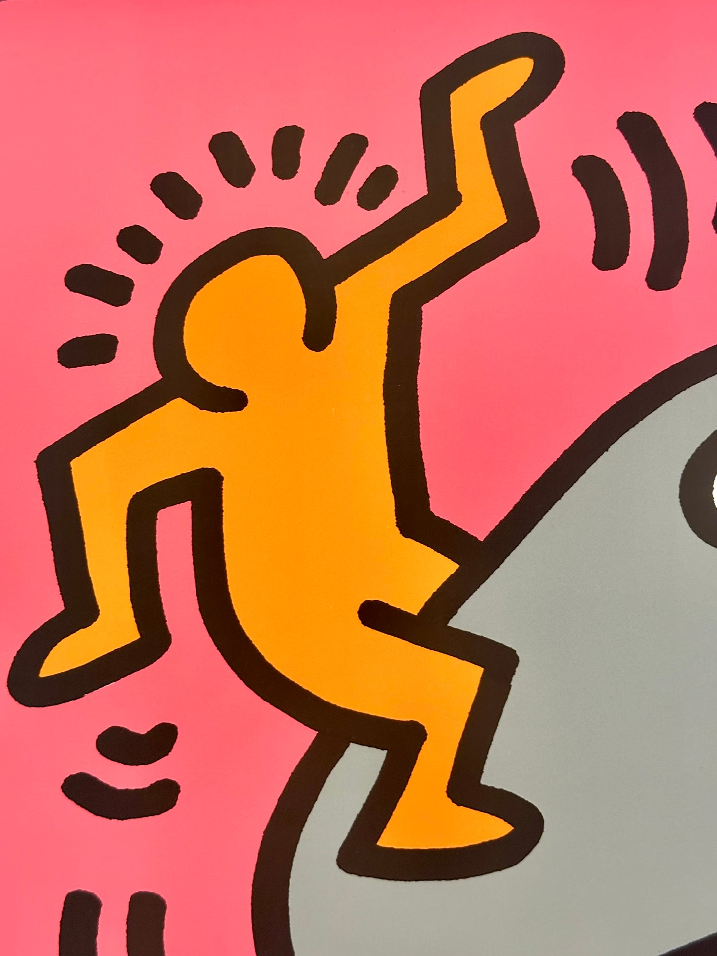 Manifesto pubblicitario decorativo - Keith Haring (after)