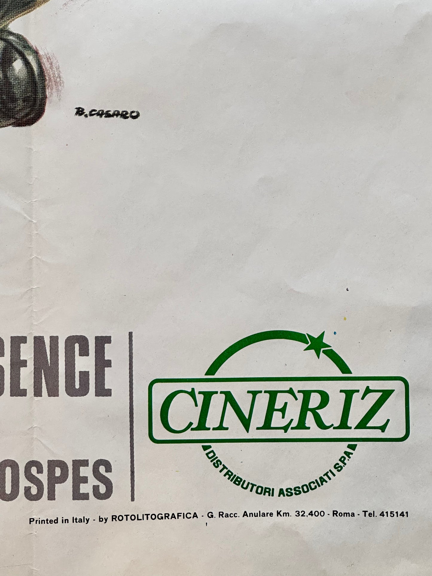 Manifesto originale di cinema - Antrimenti ci arrabbiamo! - Bud Spencer