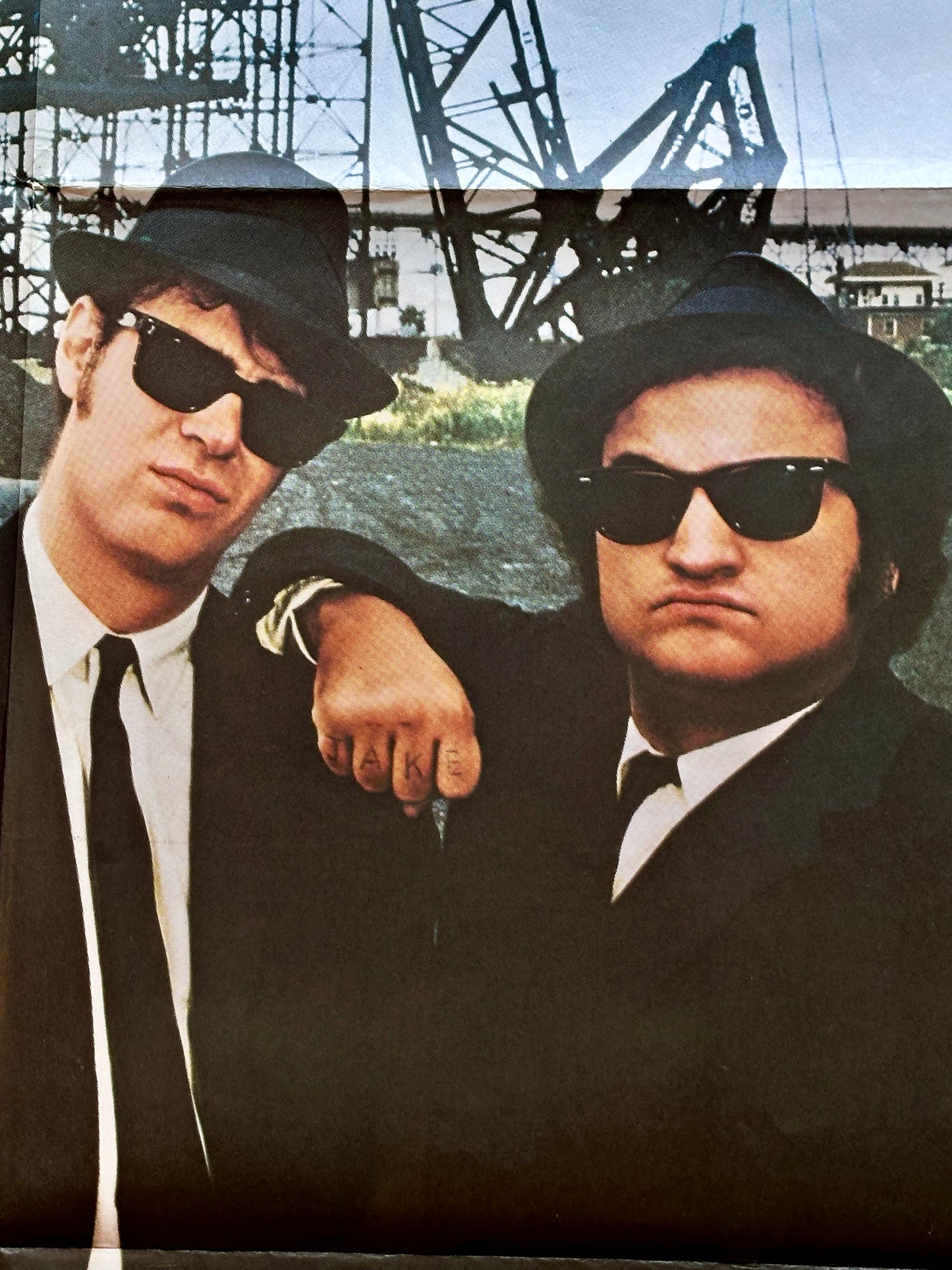Manifesto originale di cinema - The blues brothers