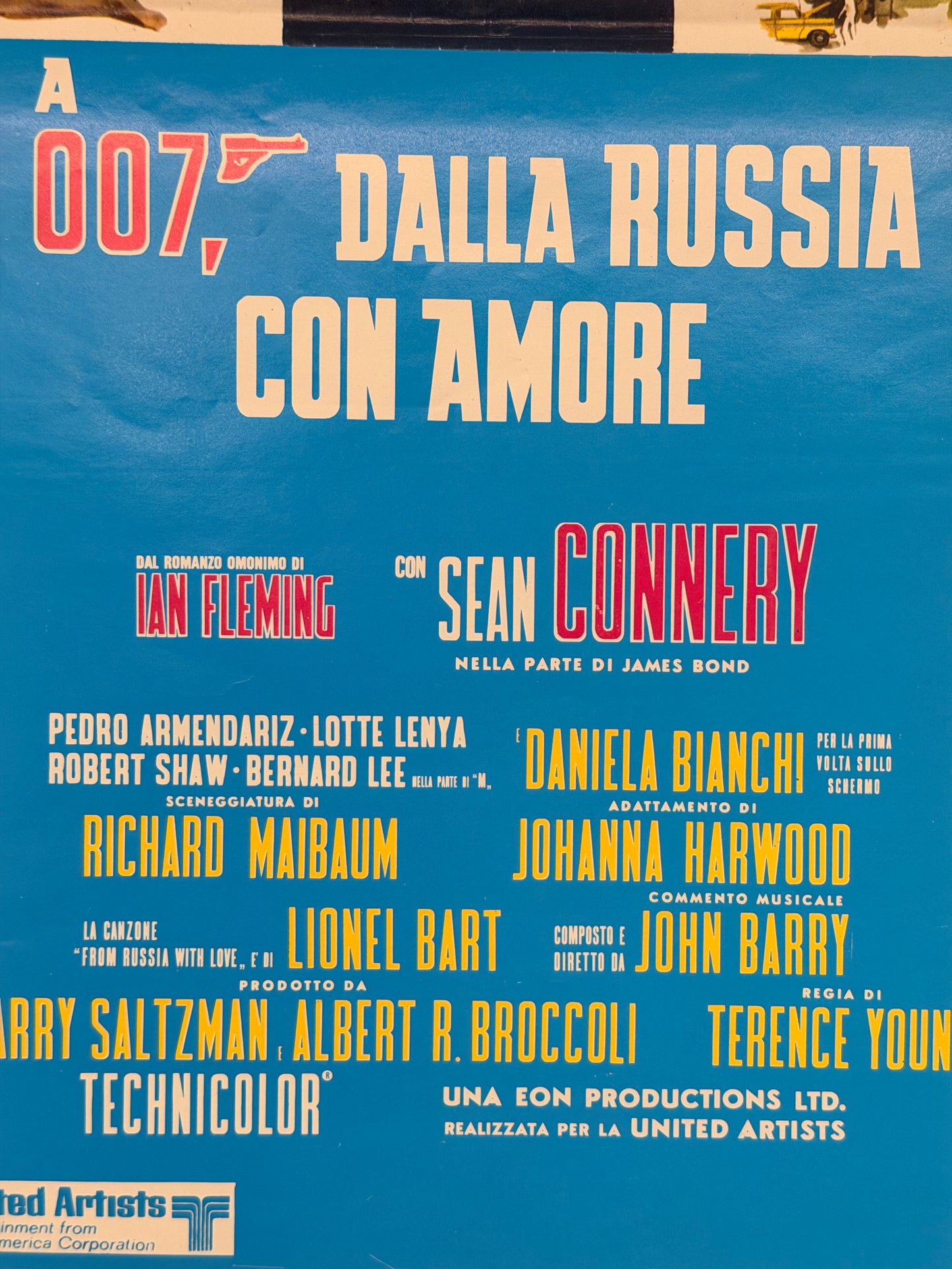 Locandina di cinema - 007 Dalla Russia con Amore